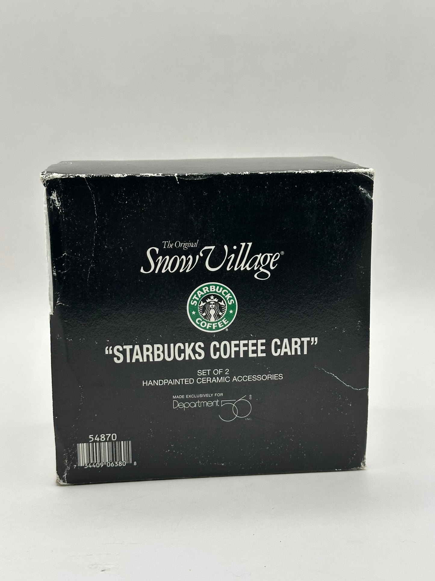 Department 56 - Starbucks Coffee Cart - Original Snow Village