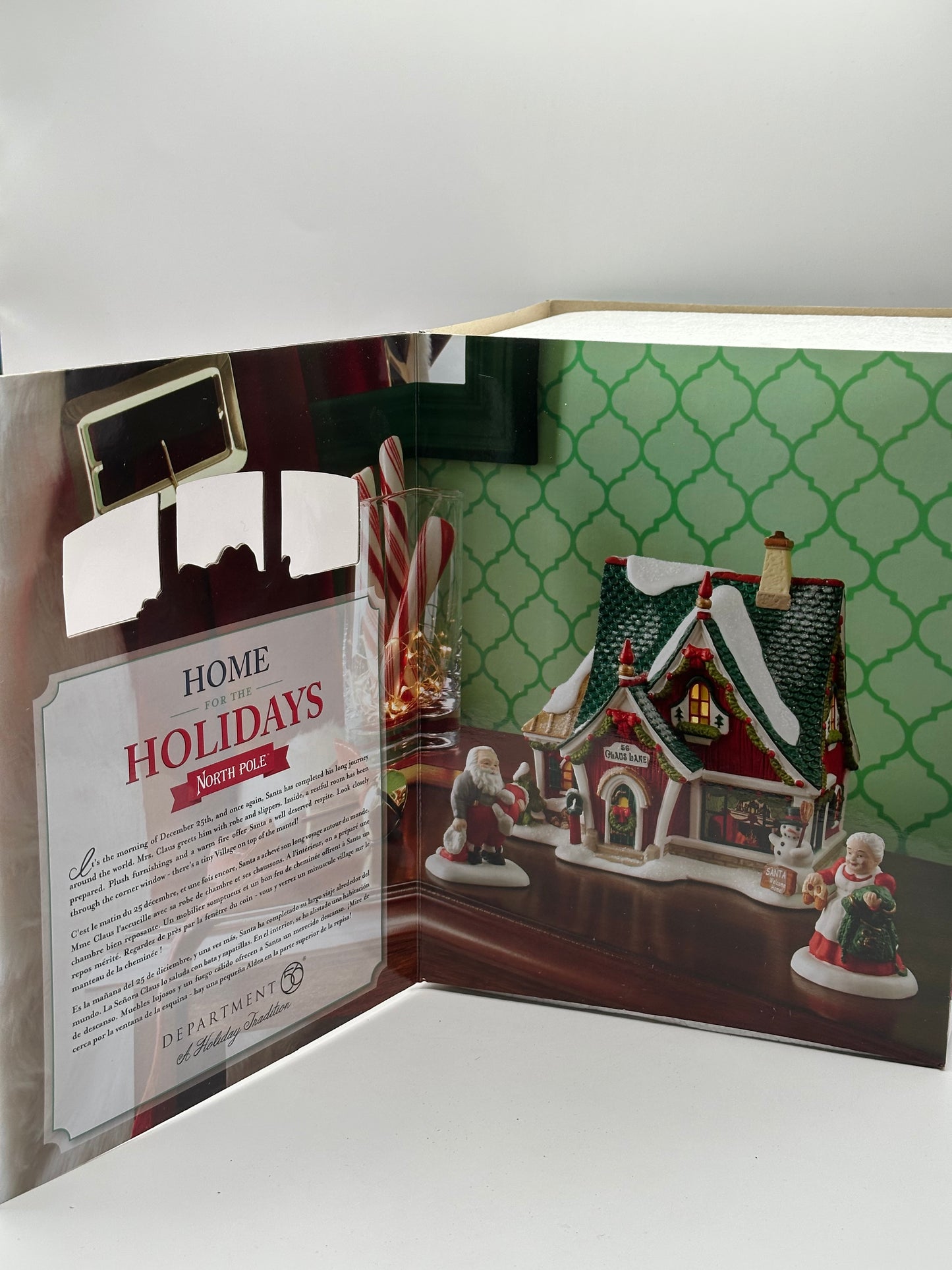 Department 56 - North Pole, Home For The Holidays (Signed by Artist) - North Pole Series