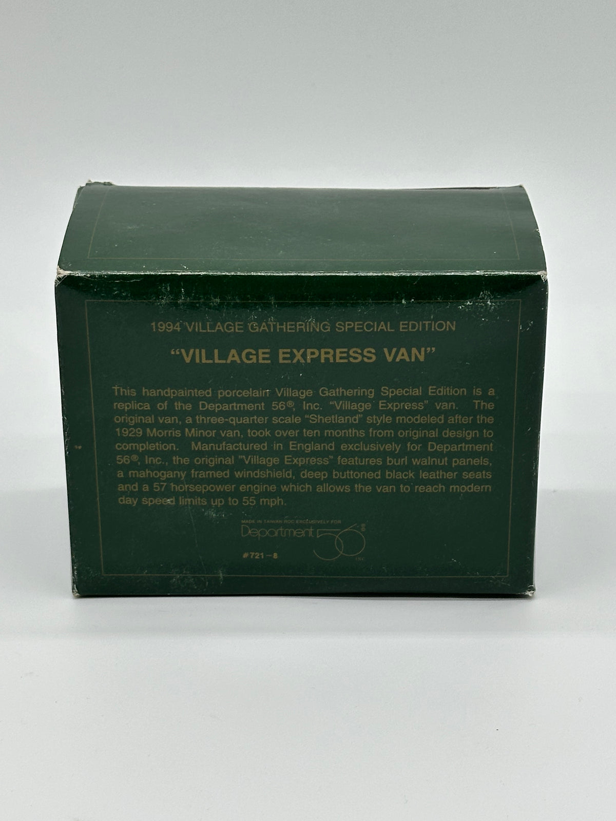 Department 56 - Village Express Van (1994 Village Gathering Special Edition) - Village Accessories