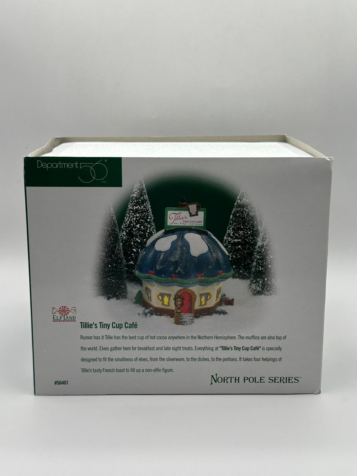 Department 56 - 'Elf Land' Tillie’s Tiny Cup Cafe - North Pole Series