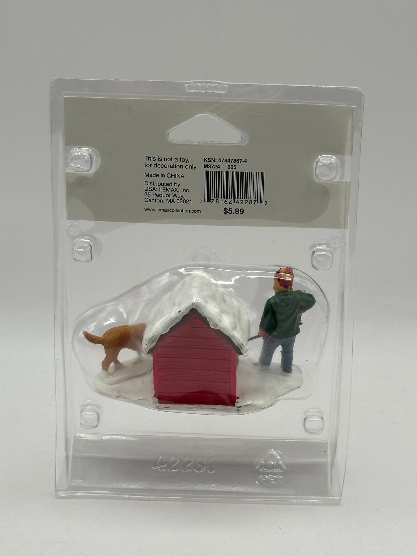 Lemax Digging Out The Doghouse