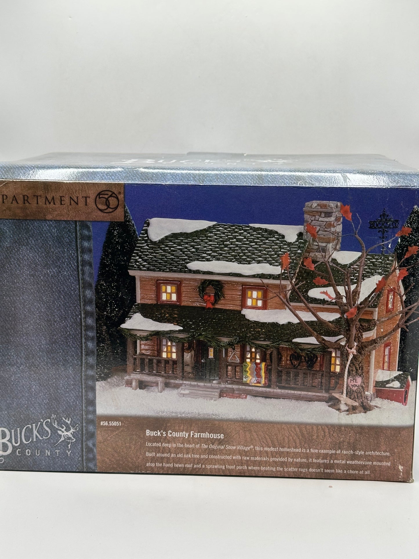 Department 56 - Buck's County Farmhouse - Original Snow Village