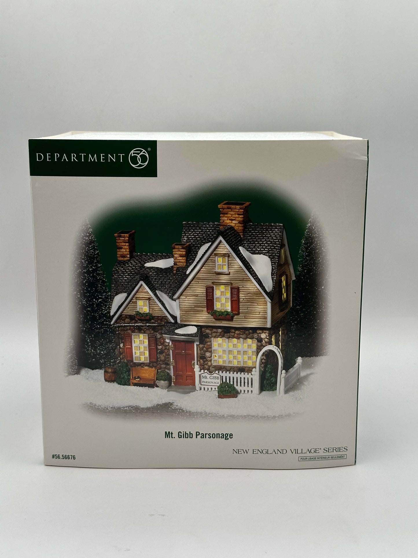 Department 56 - Mt. Gibb Parsonage - New England Village