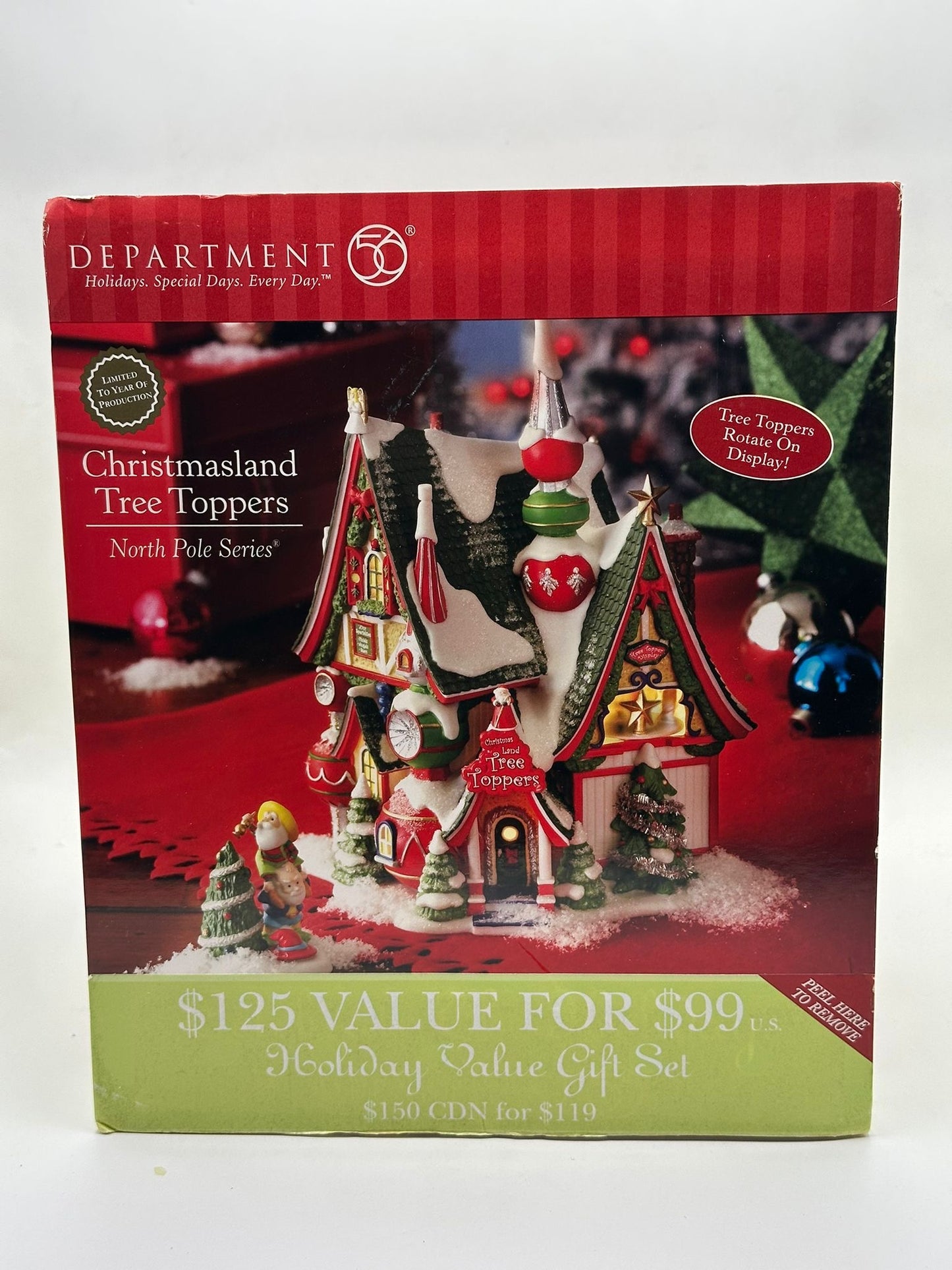 Department 56 - Christmasland Tree Toppers - North Pole Series