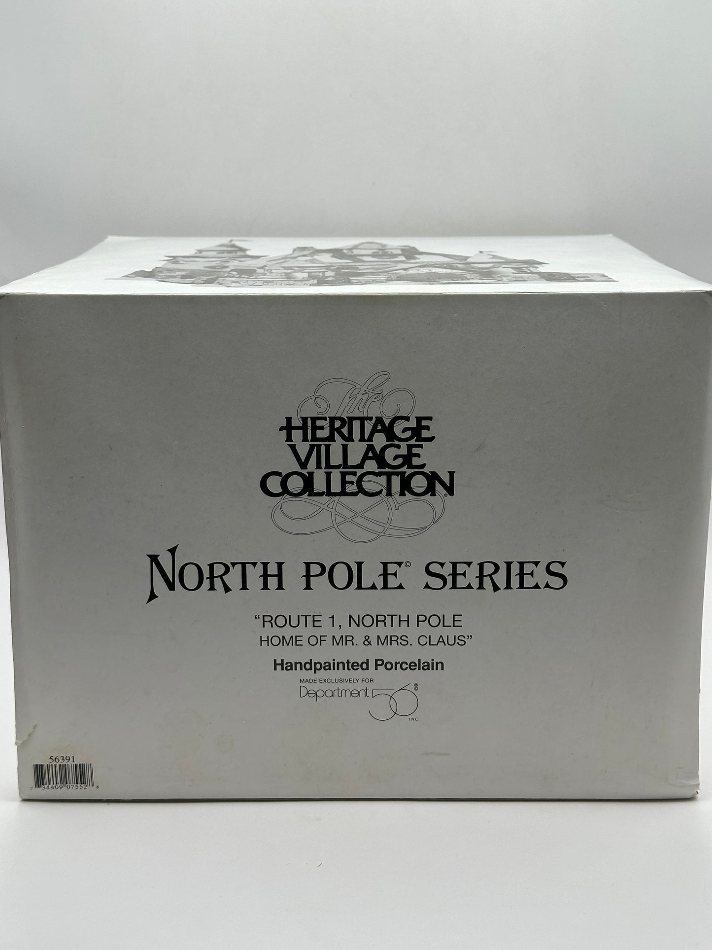 Department 56 - Route 1, North Pole, Home of Santa & Mrs. Claus - North Pole Series