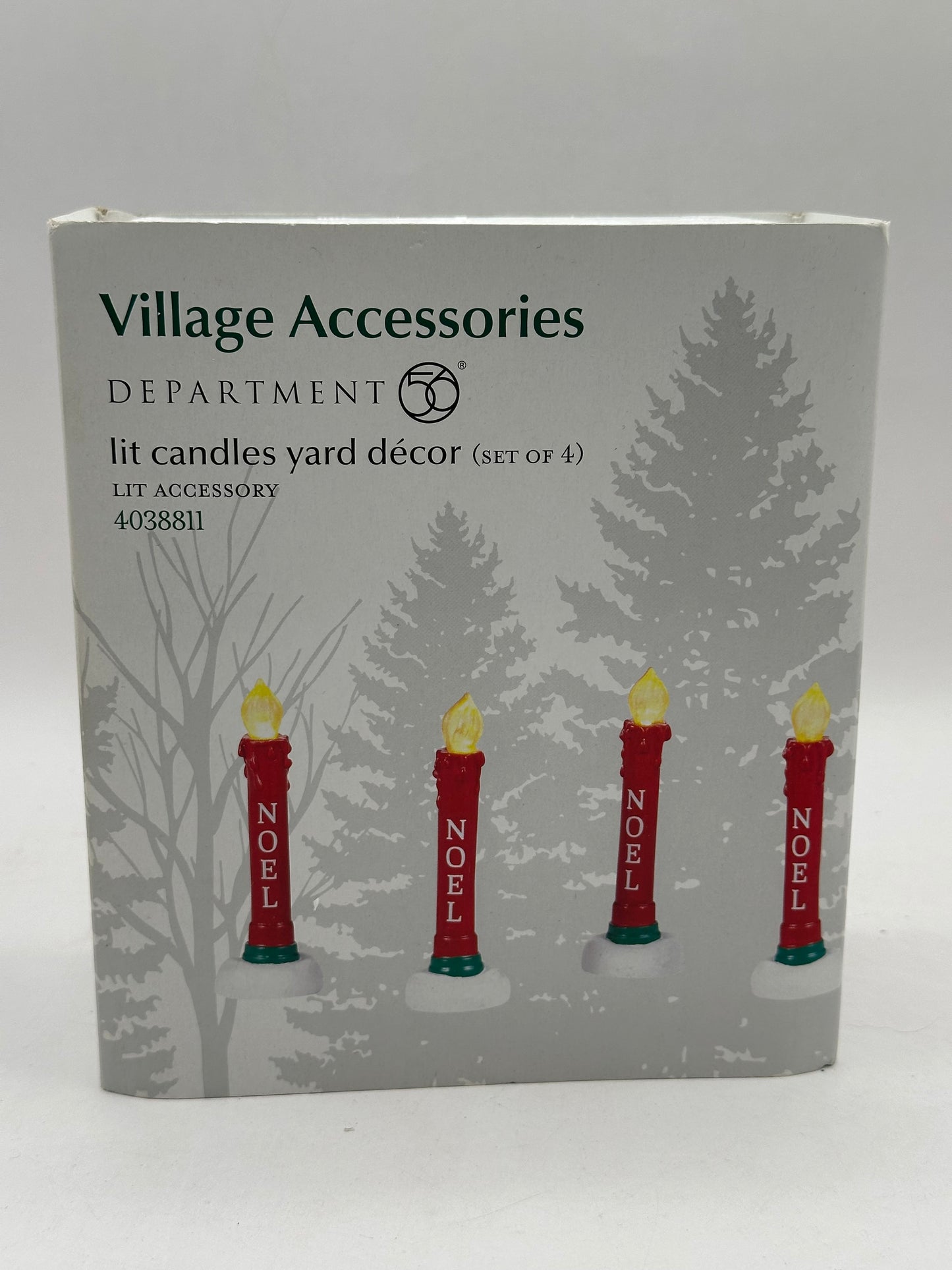 Department 56 - Lit Candles Yard Decor - Village Accessories