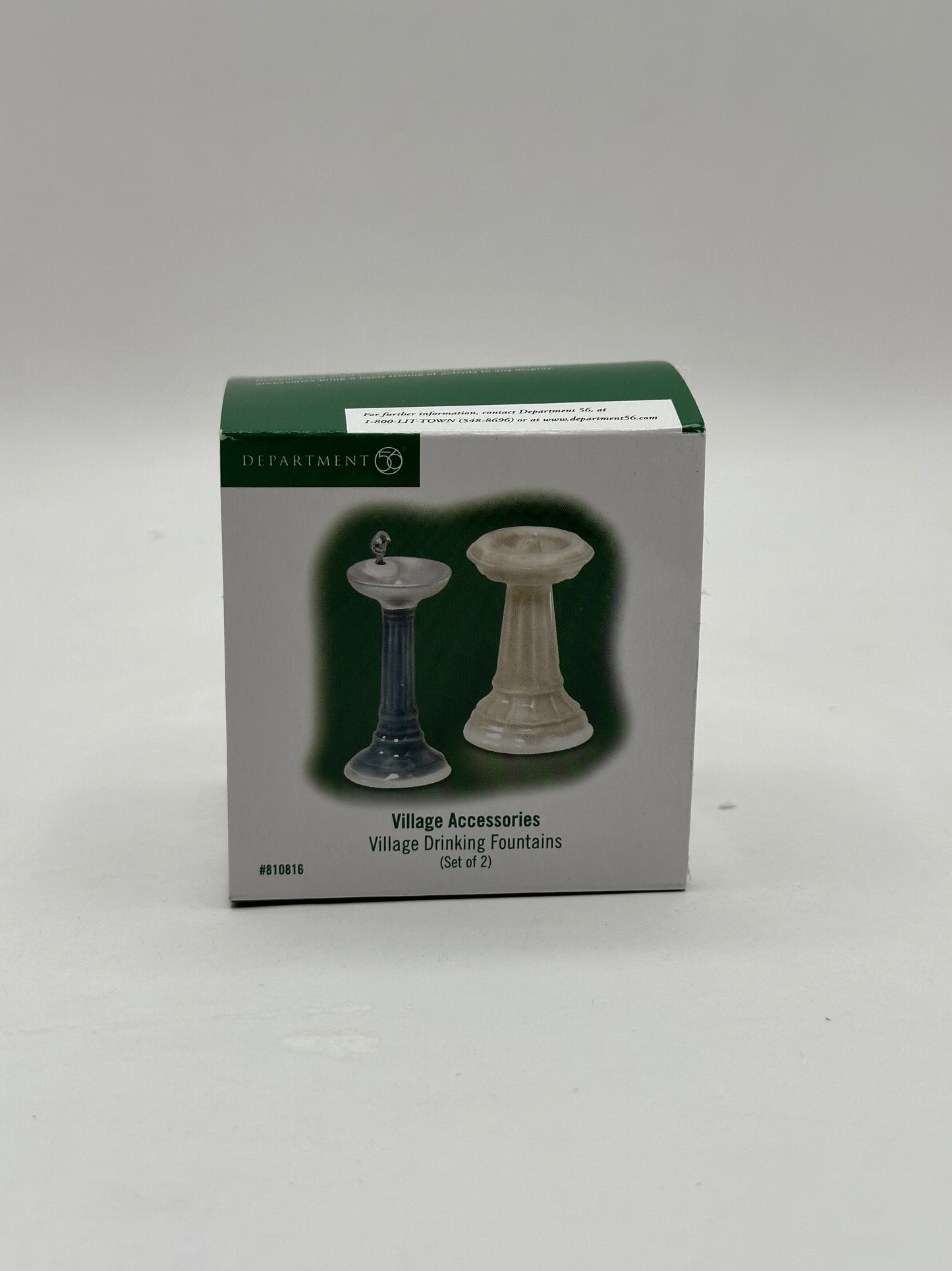 Department 56 - Village Drinking Fountains - Village Accessories