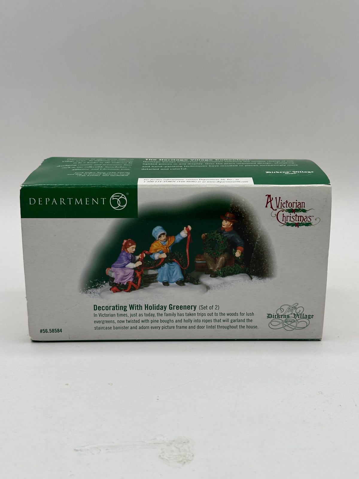 Department 56 - Decorating with Holiday Greenery - Dickens' Village