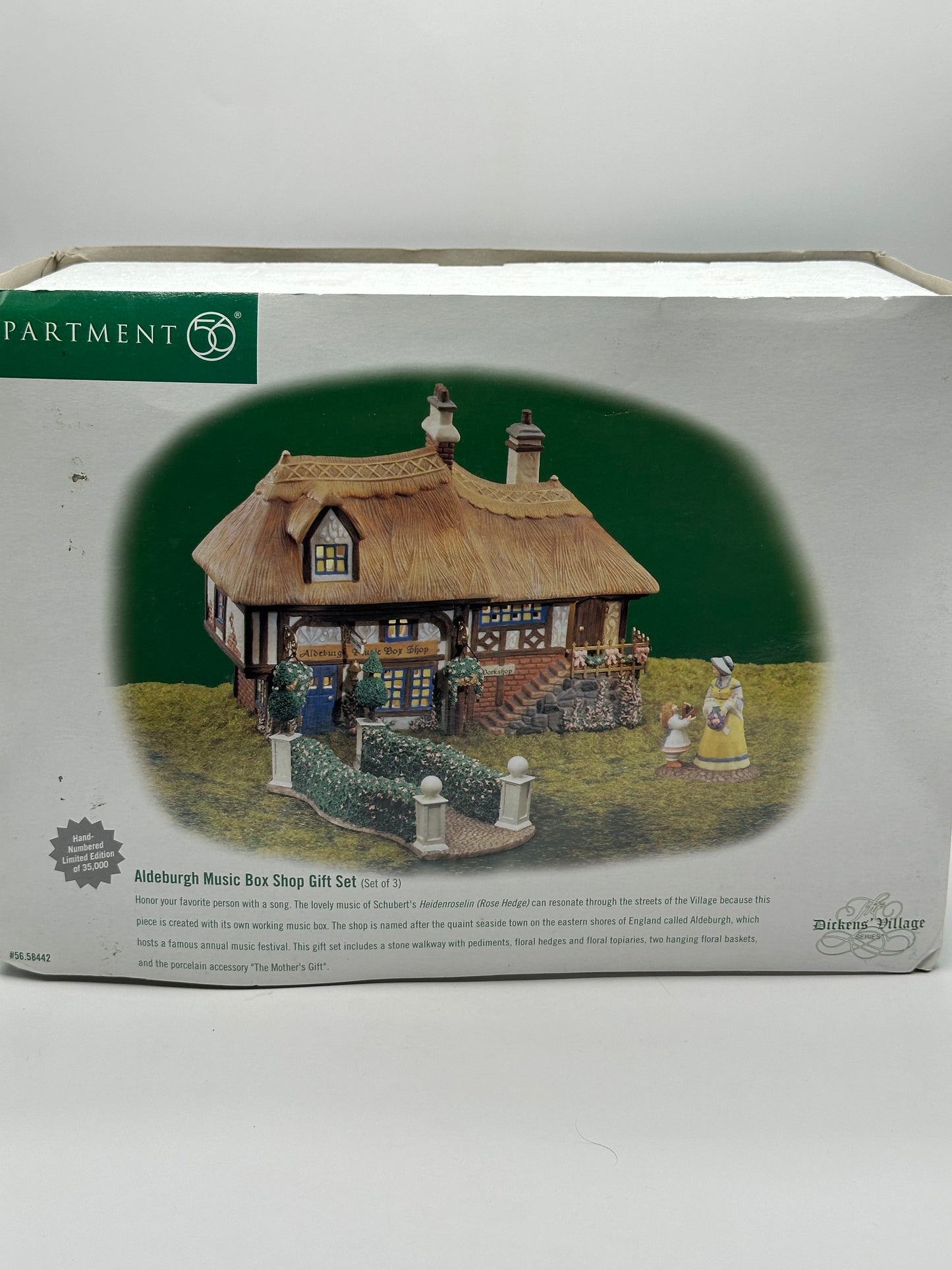 Dept 56 Dickens’ Village Aldeburgh Music Box Gift Shop