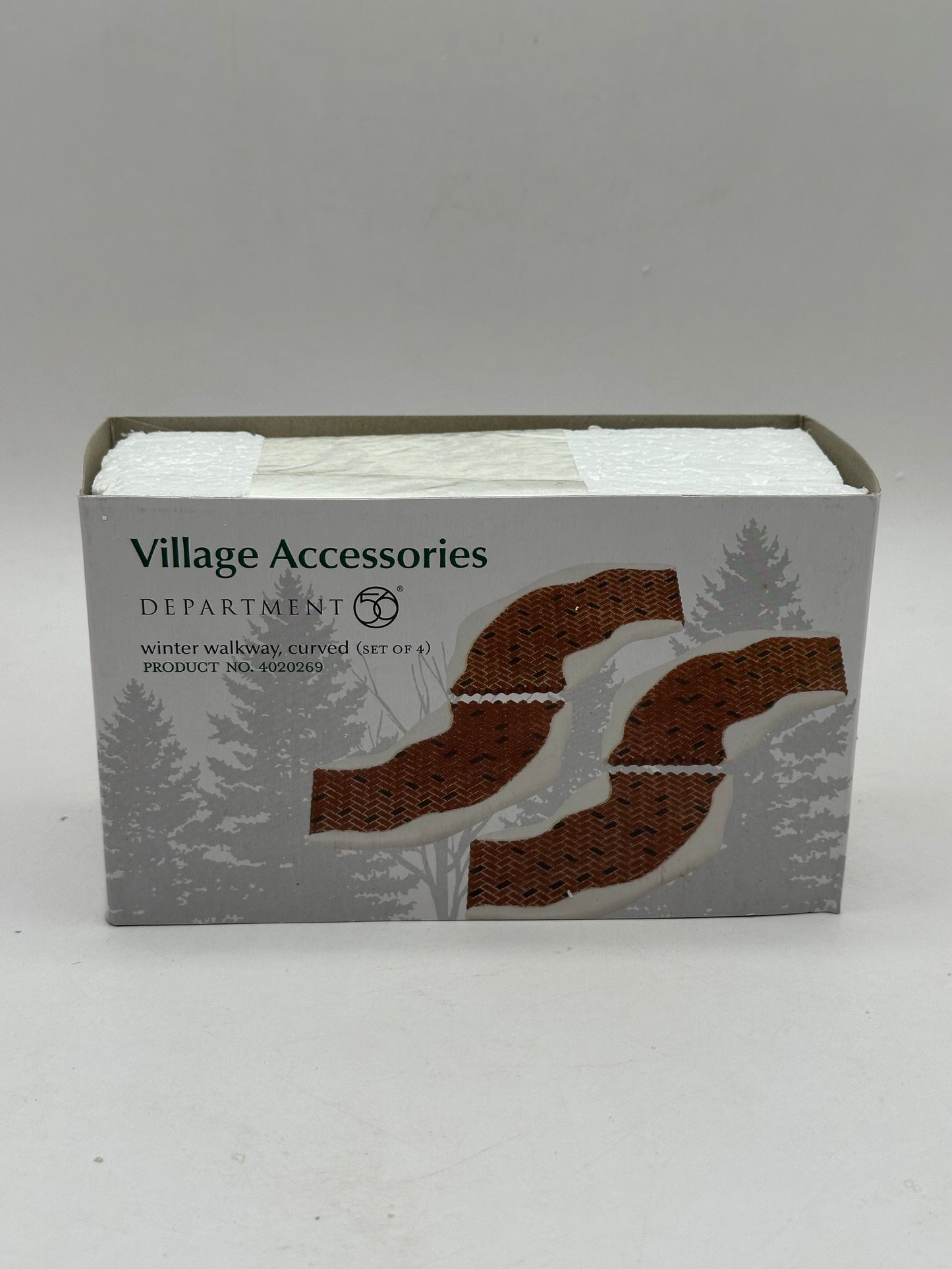Department 56 - Winter Walkway, Curved - Village Accessories