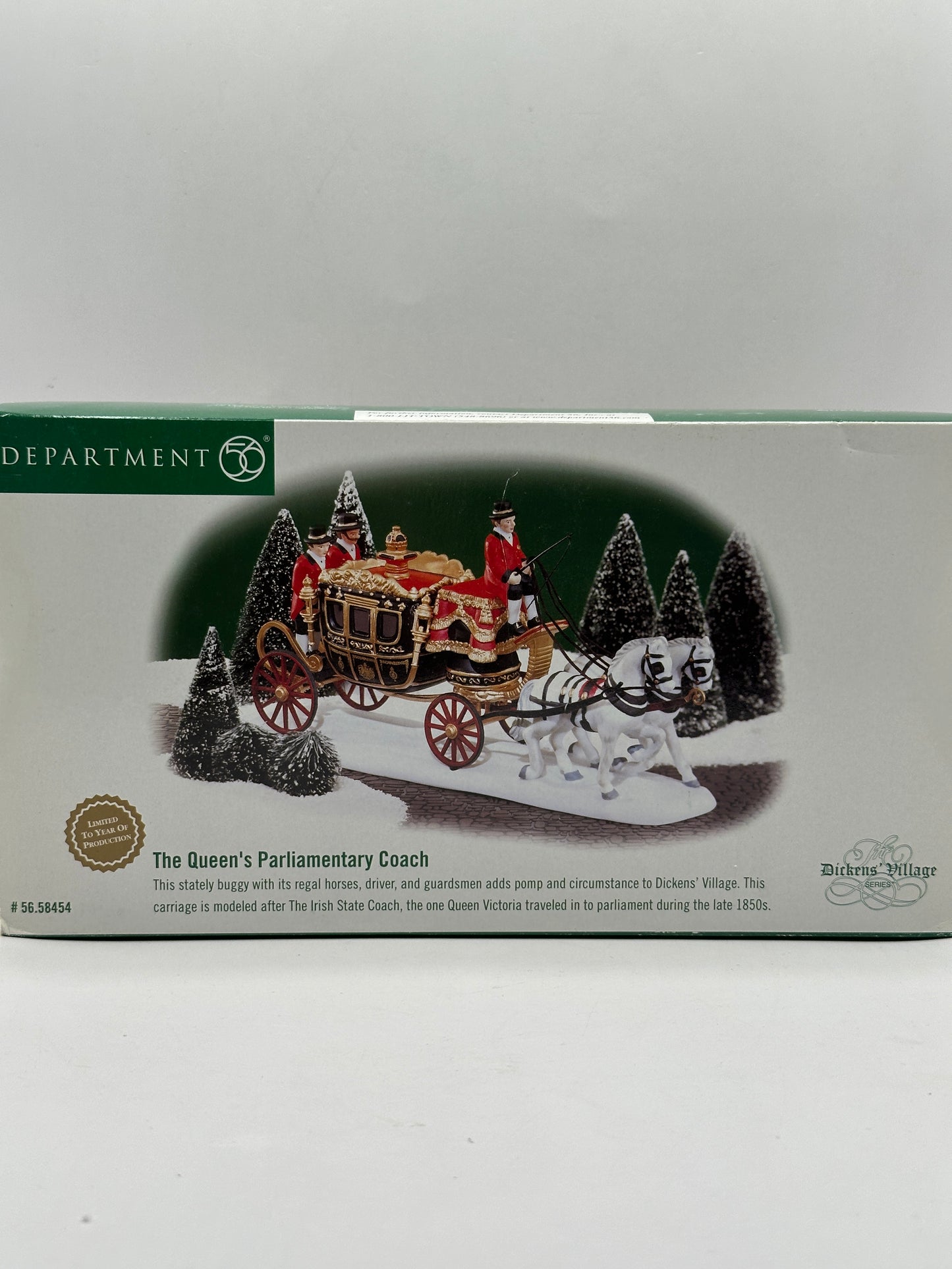 Department 56 - The Queen's Parliamentary Coach - Dickens' Village
