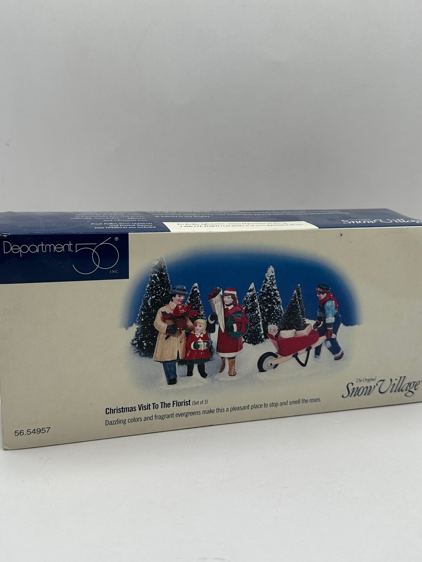 Department 56 - Christmas Visit To The Florist - Original Snow Village