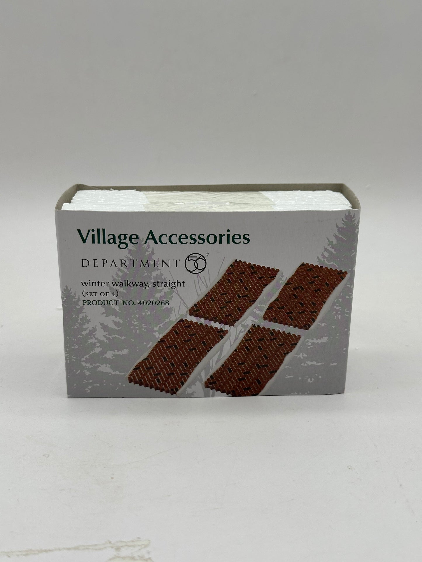 Department 56 - Winter Walkway, Straight - Village Accessories