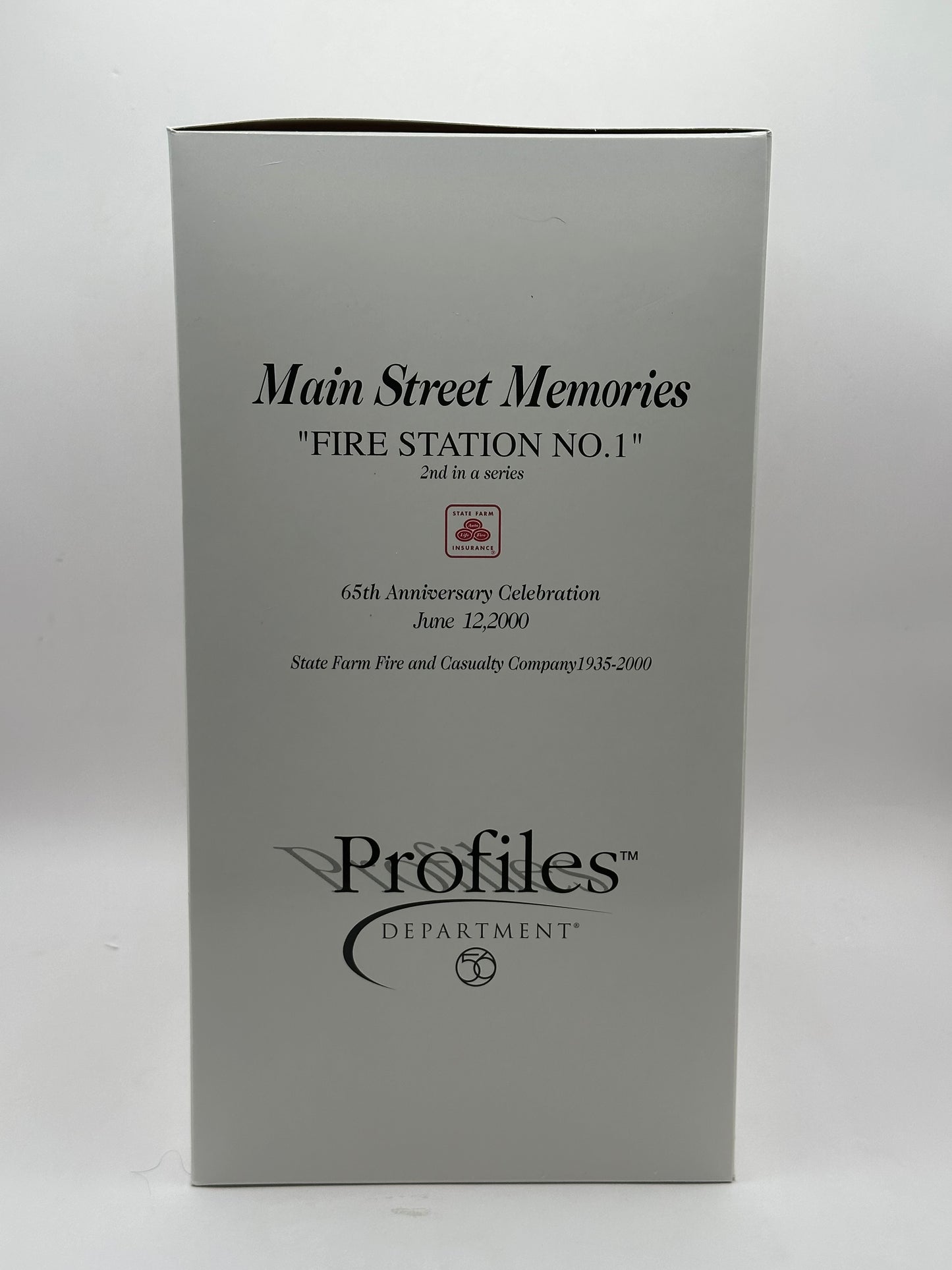 Department 56 – Main Street Memories; Fire Station No. 1 – Christmas in the City