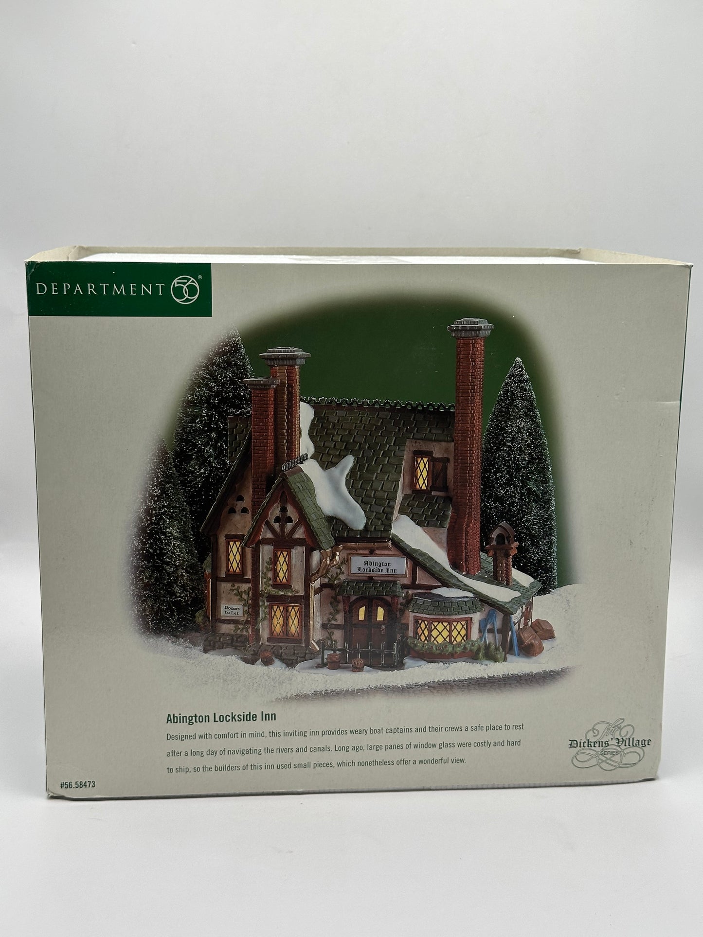 Department 56 - Abington Lockside Inn - Dickens' Village