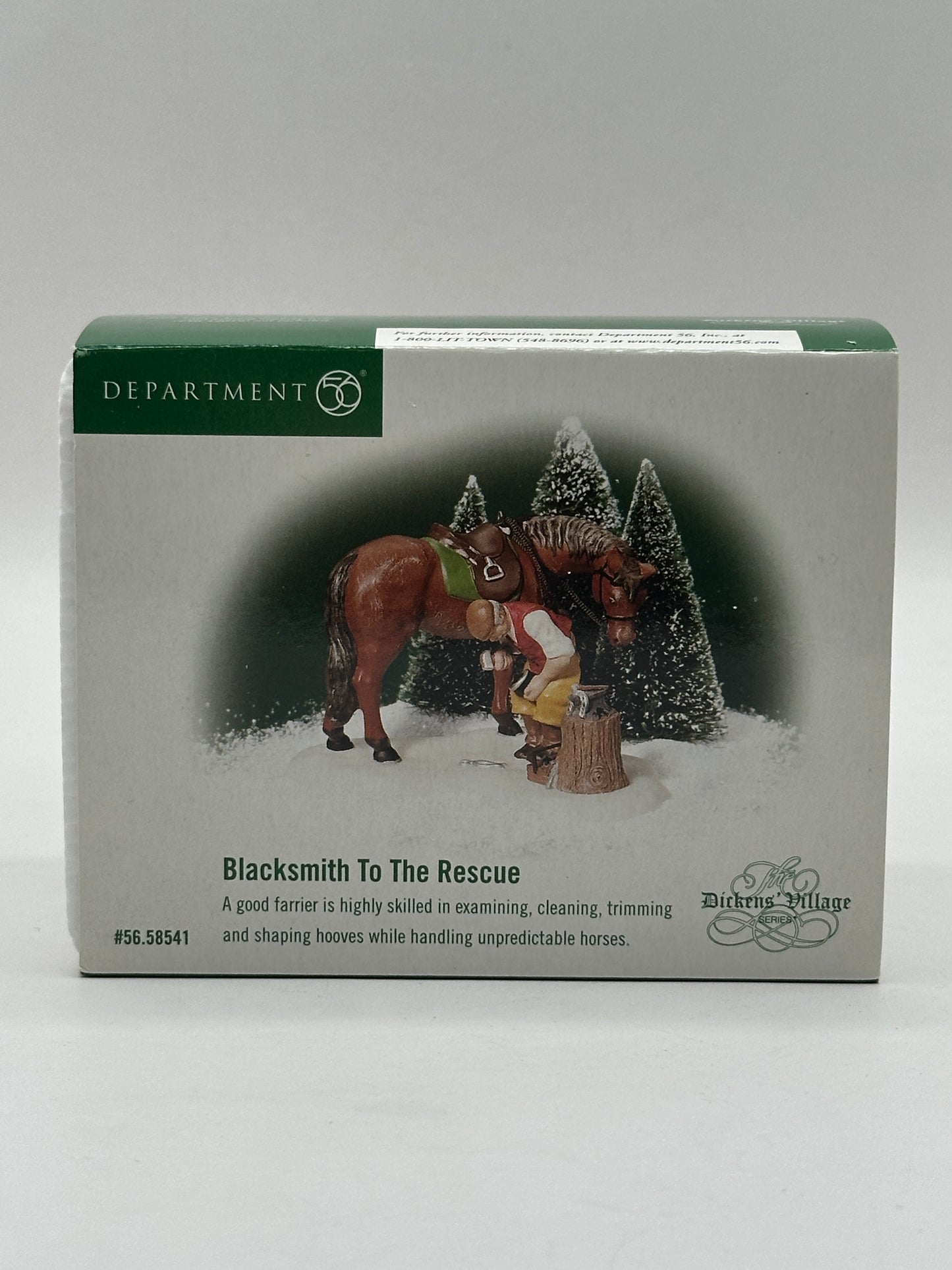Department 56 - Blacksmith To The Rescue - Dickens' Village