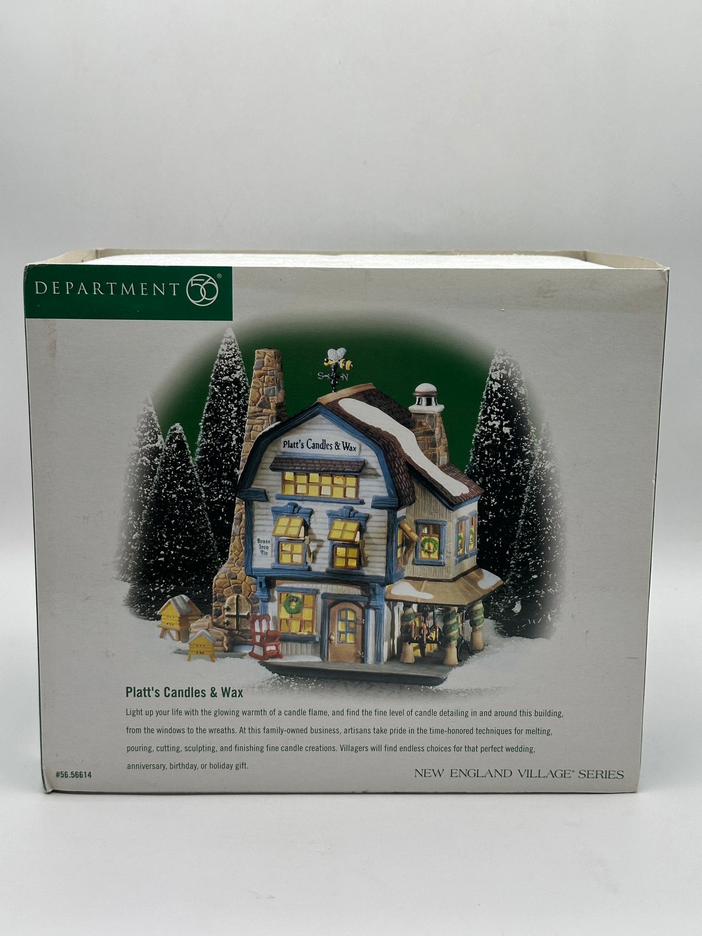 Department 56 - Platt's Candles & Wax - New England Village