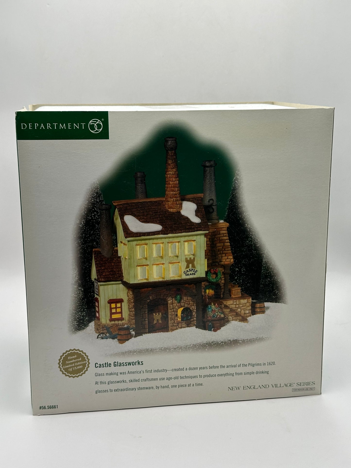 Department 56 - Castle Glassworks - New England Village