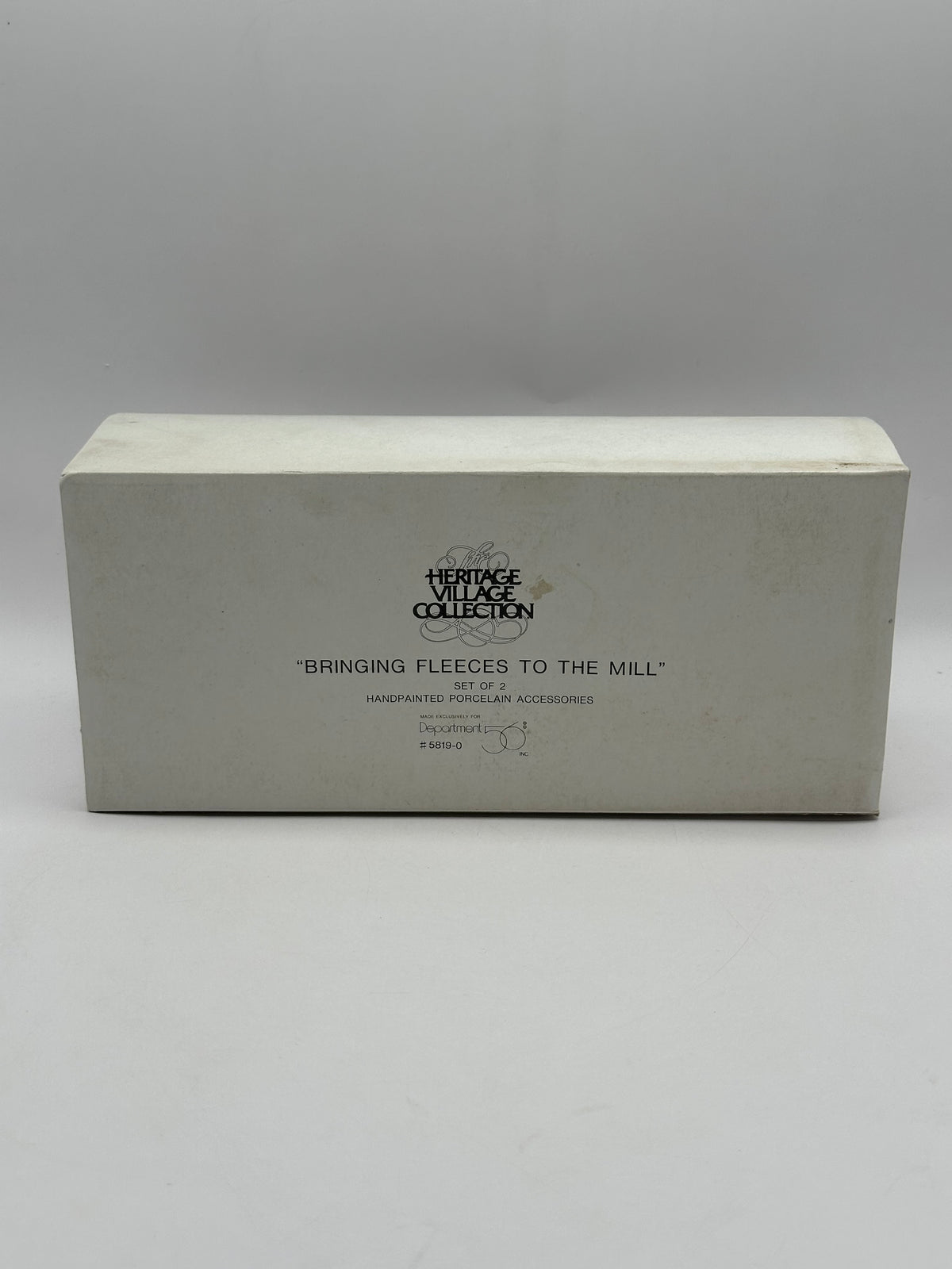 Dept 56 Dickens’ Village Bringing Fleeces To The Mill