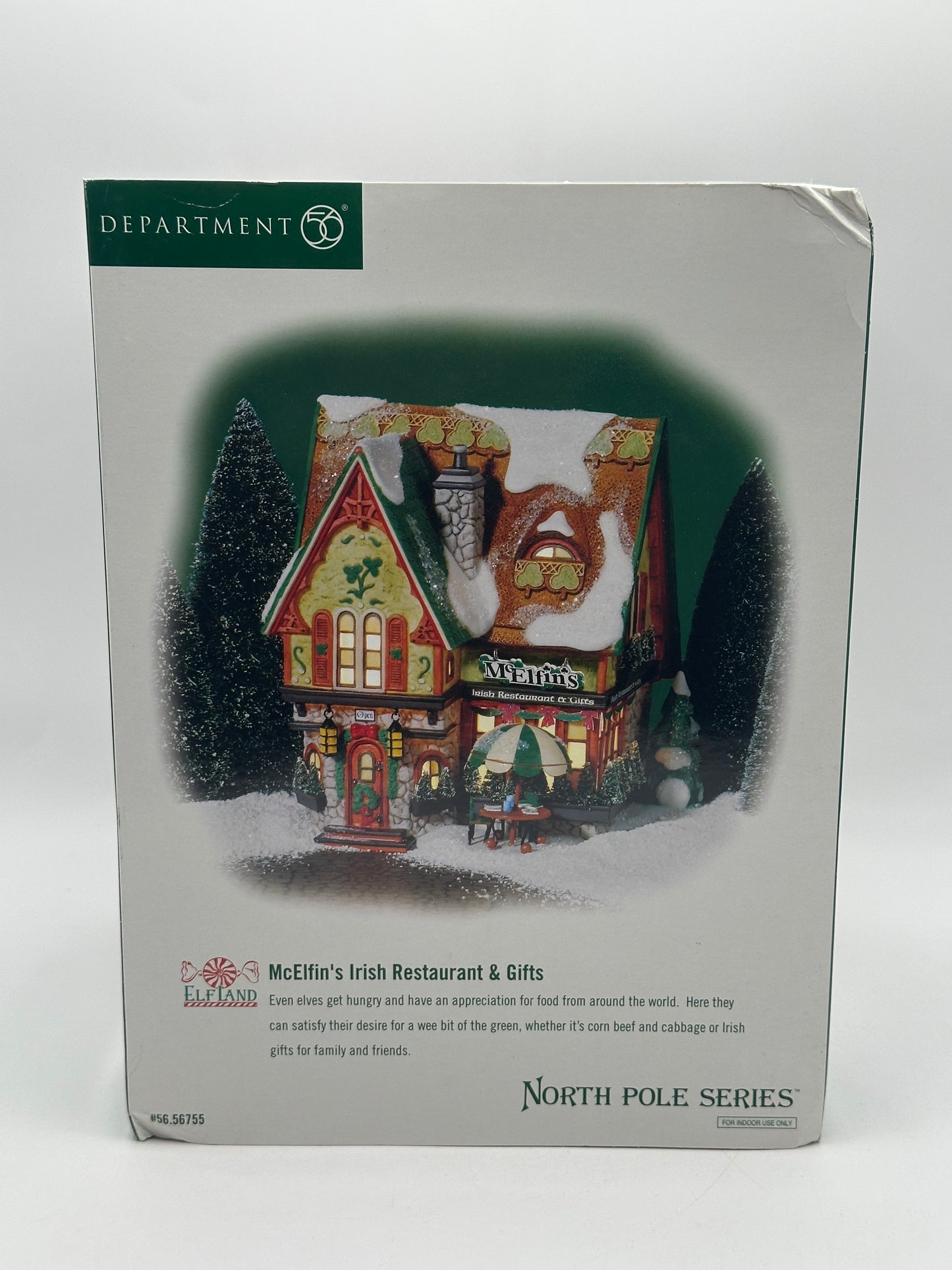 Department 56 - McElfin’s Irish Restaurant & Gifts - North Pole Series