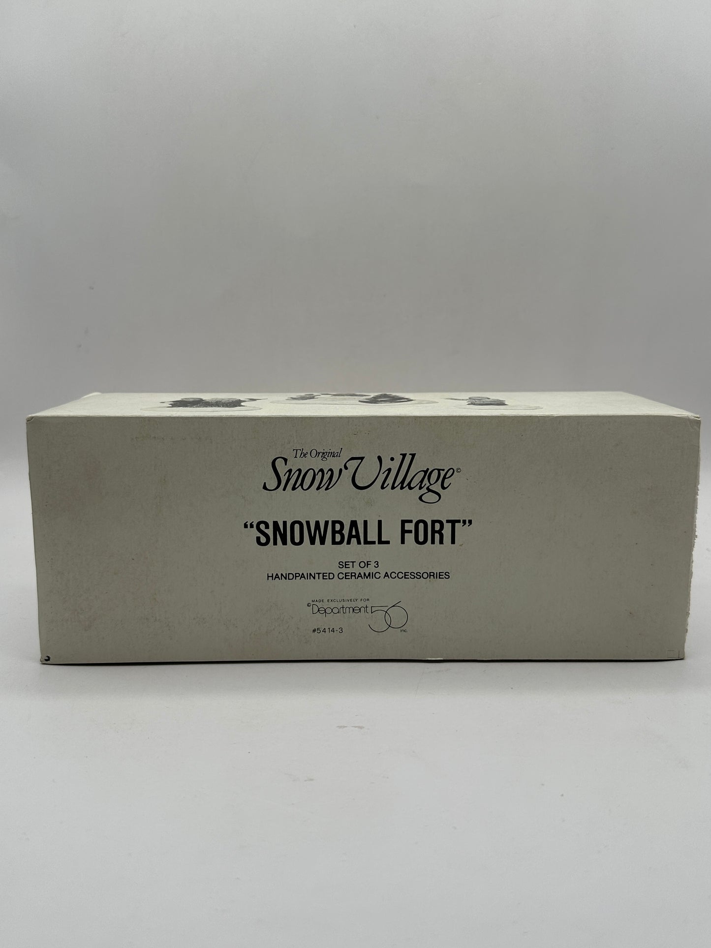 Department 56 - Snowball Fort - Original Snow Village