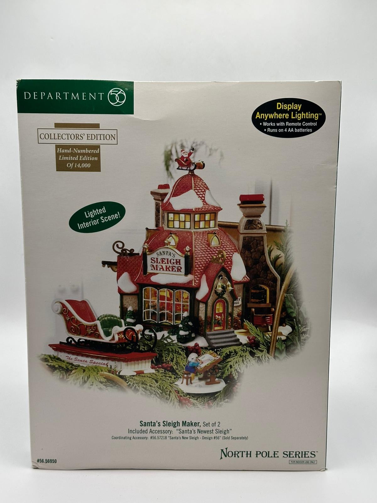 Department 56 - Santa's Sleigh Maker - North Pole Series
