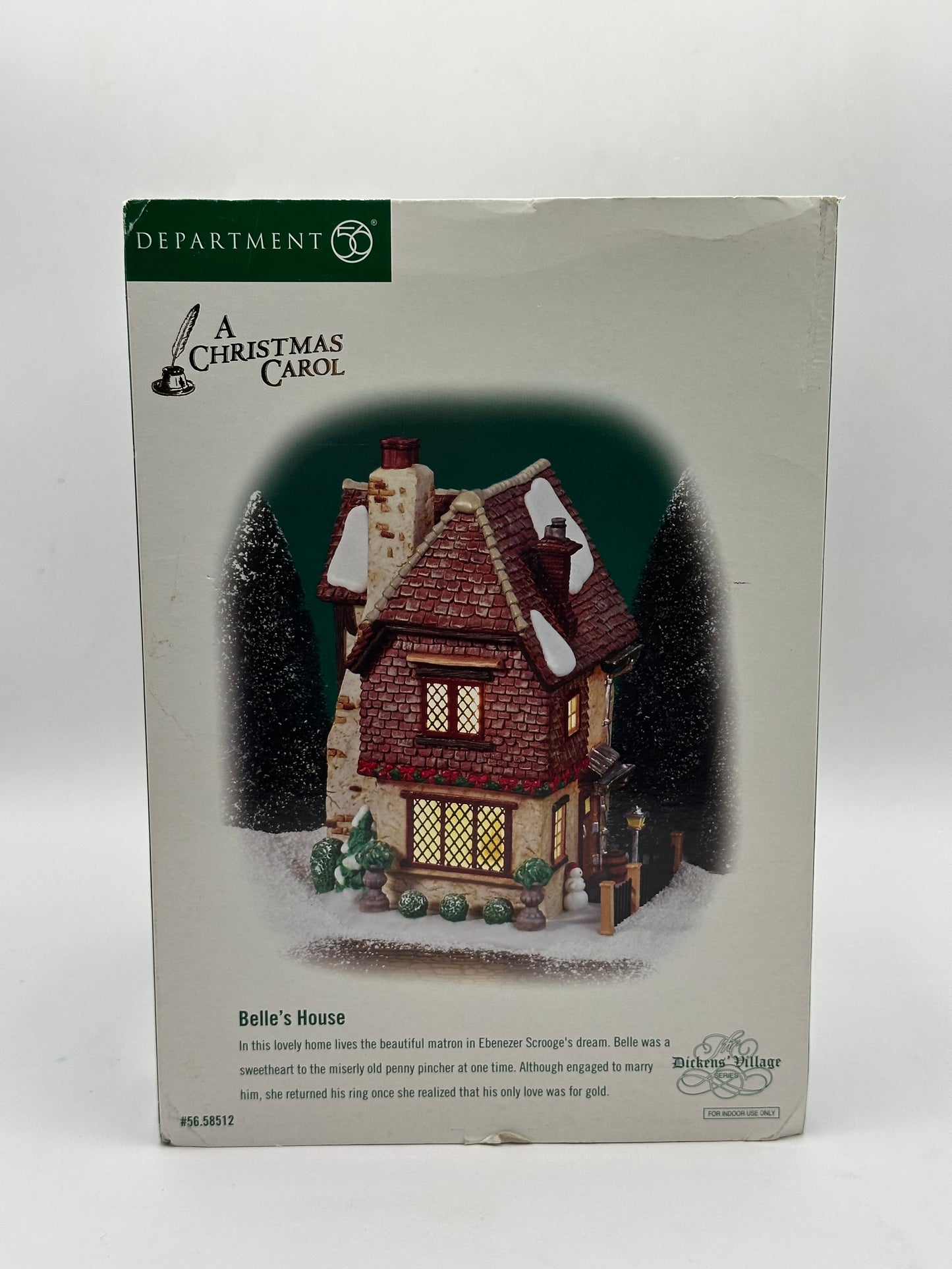 Department 56 - Belle's House (A Christmas Carol) - Dickens' Village