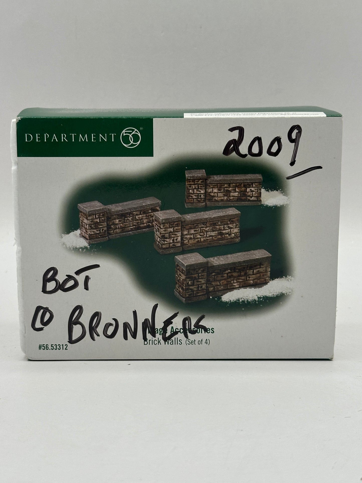 Department 56 - Brick Walls - Village Accessories