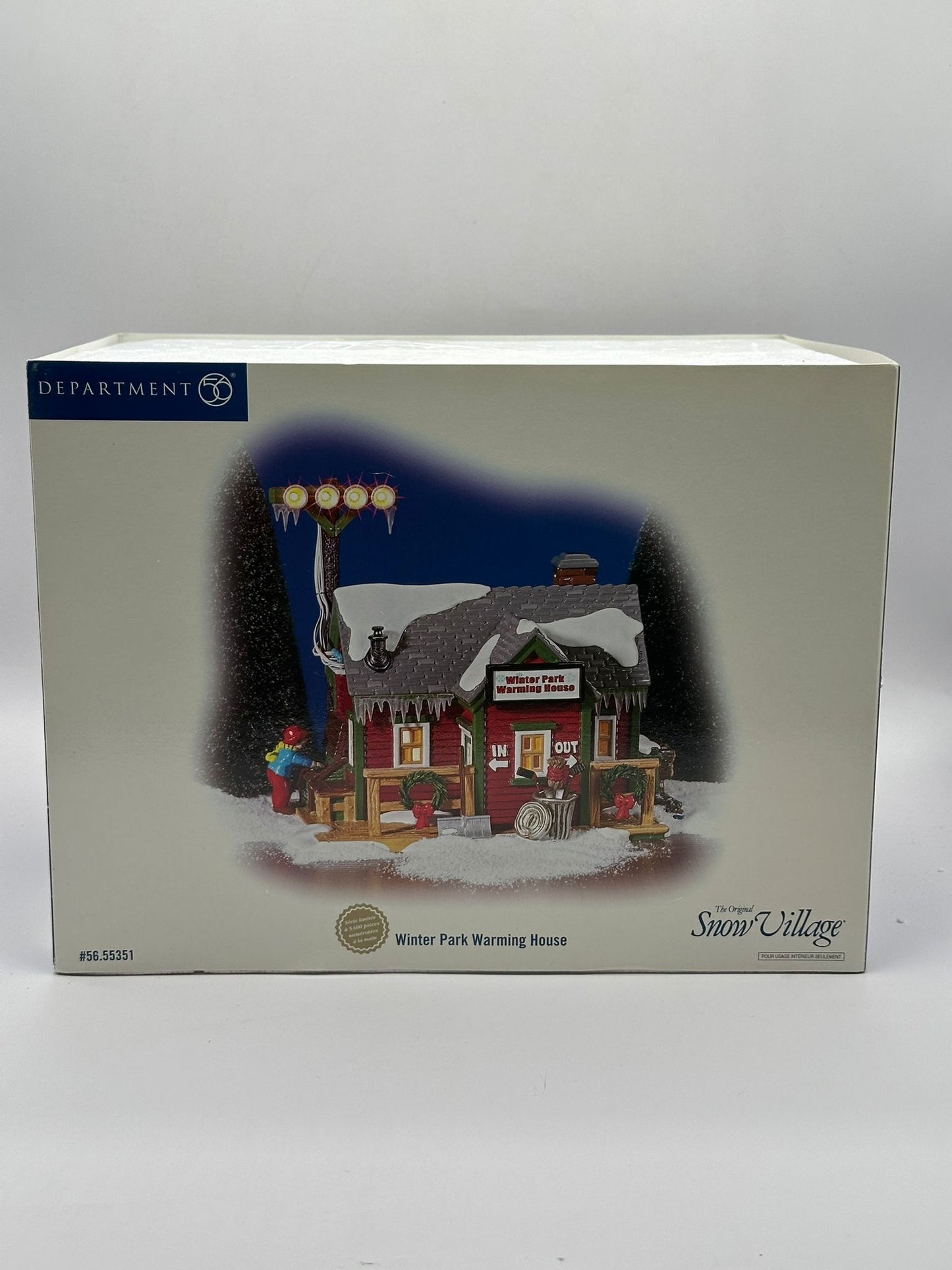 Department 56 - Winter Park Warming House - Original Snow Village