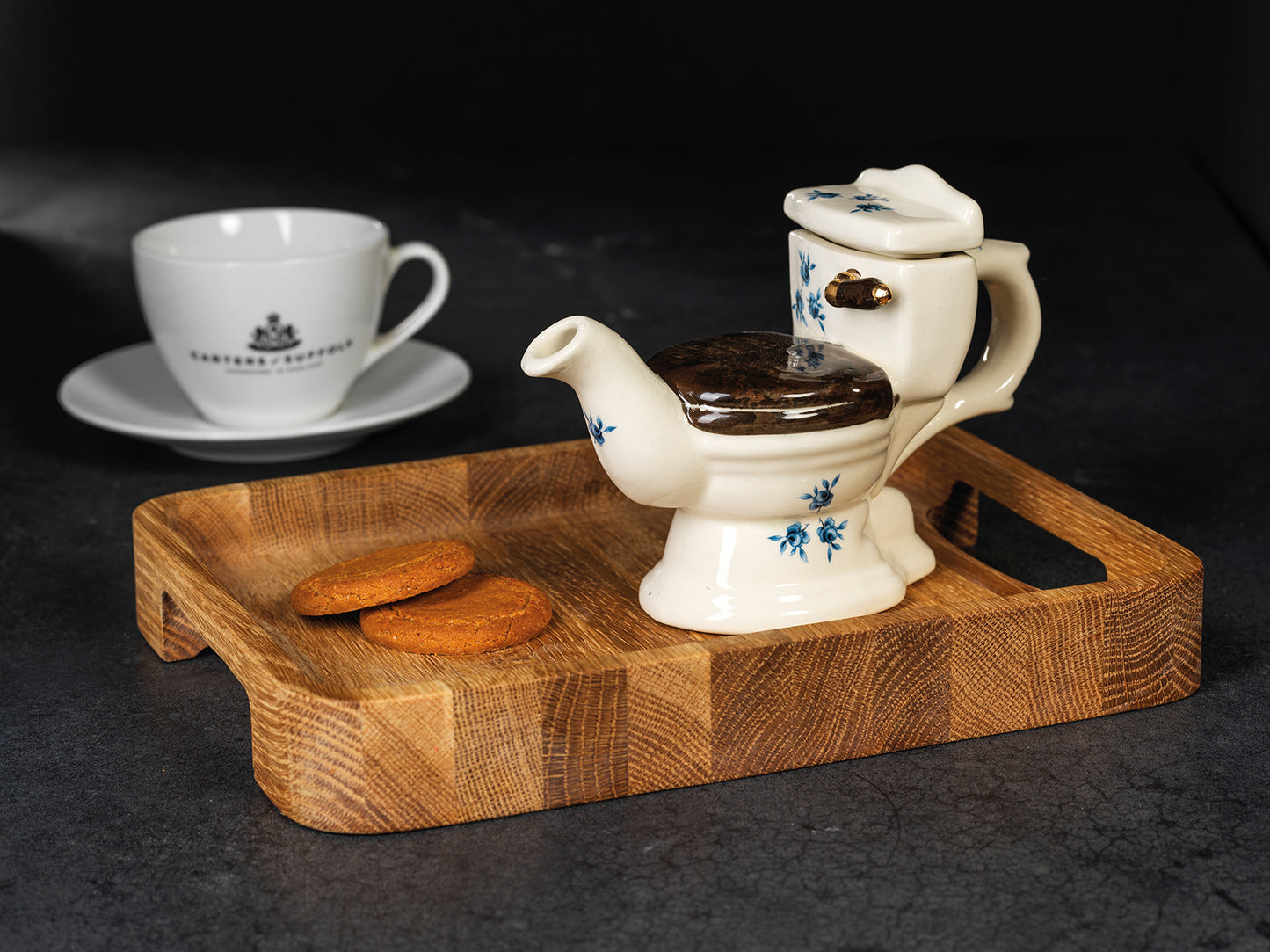 Carters of Suffolk - One Cup At Your Convenience (Toilet) - Handmade Teapot