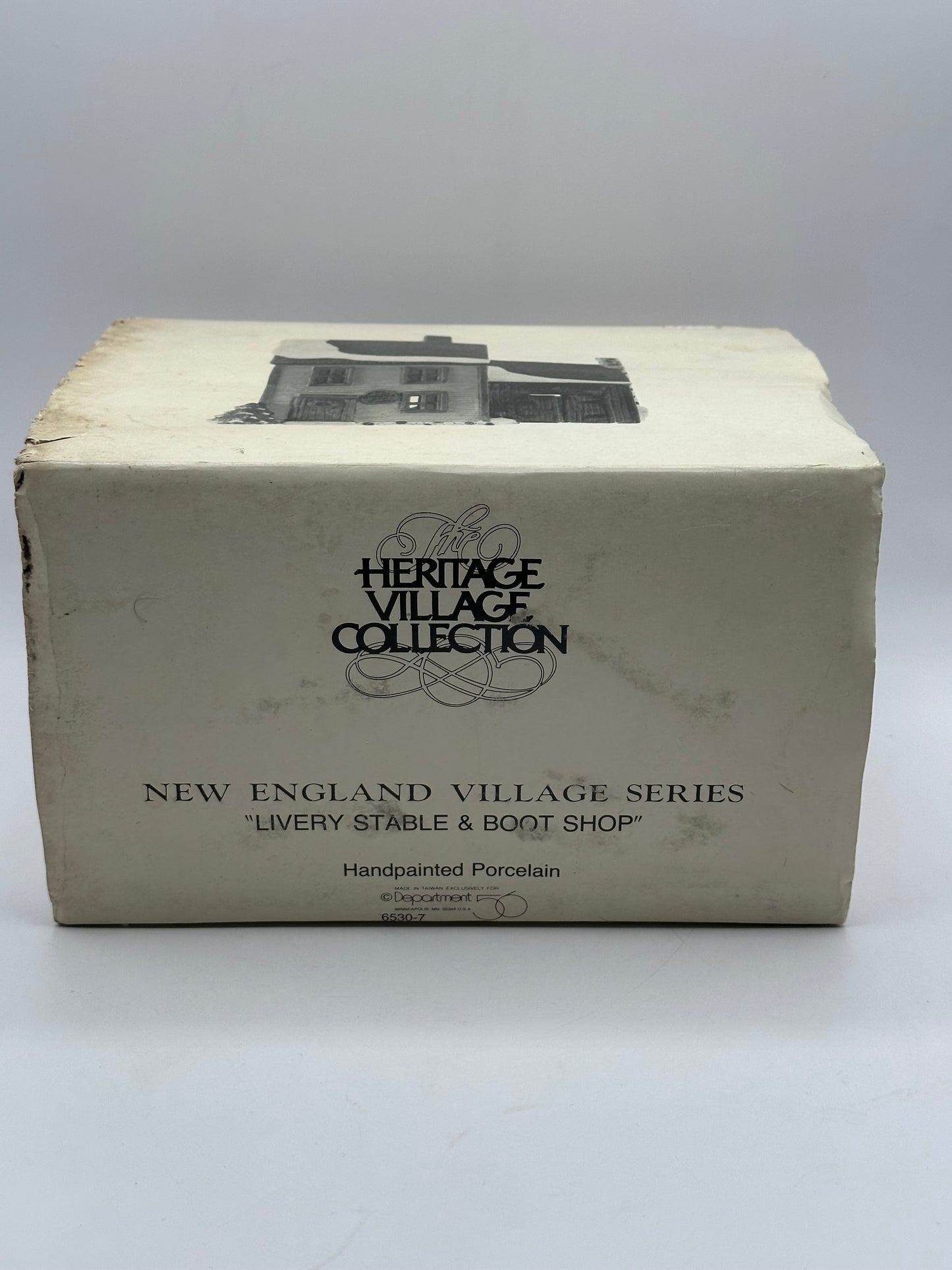 Dept 56 New England Village Livery Stable & Boot Shop