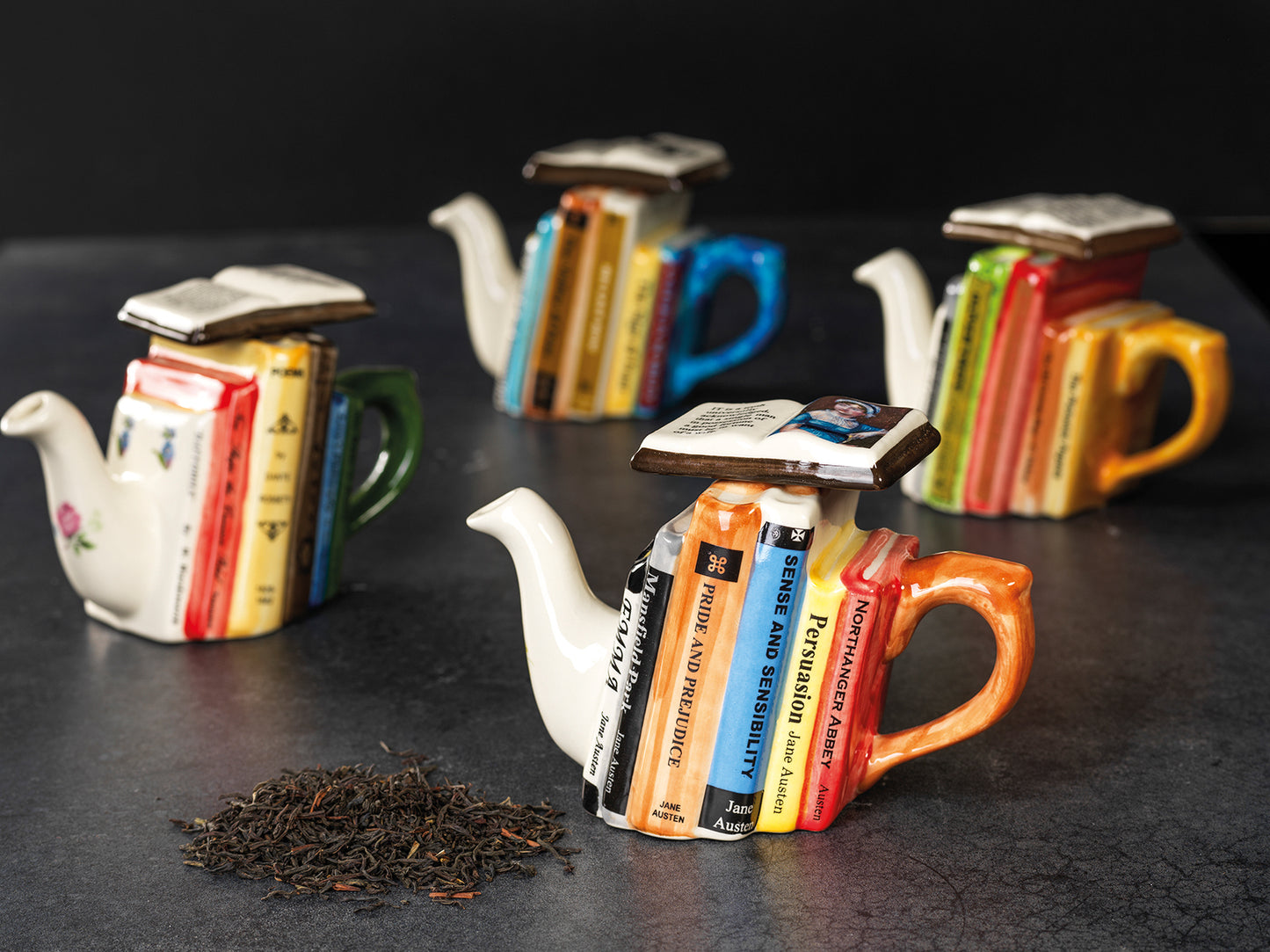 Carters of Suffolk - One Cup Books (Austen) - Handmade Teapot