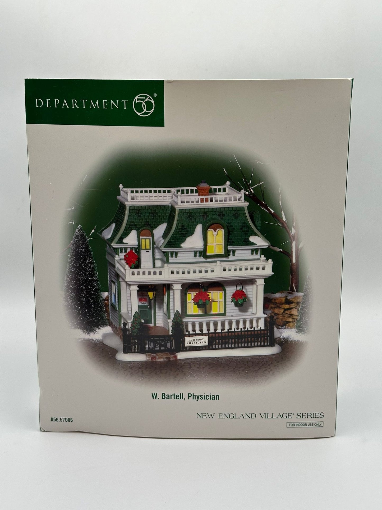 Department 56 - W. Bartell, Physician - New England Village