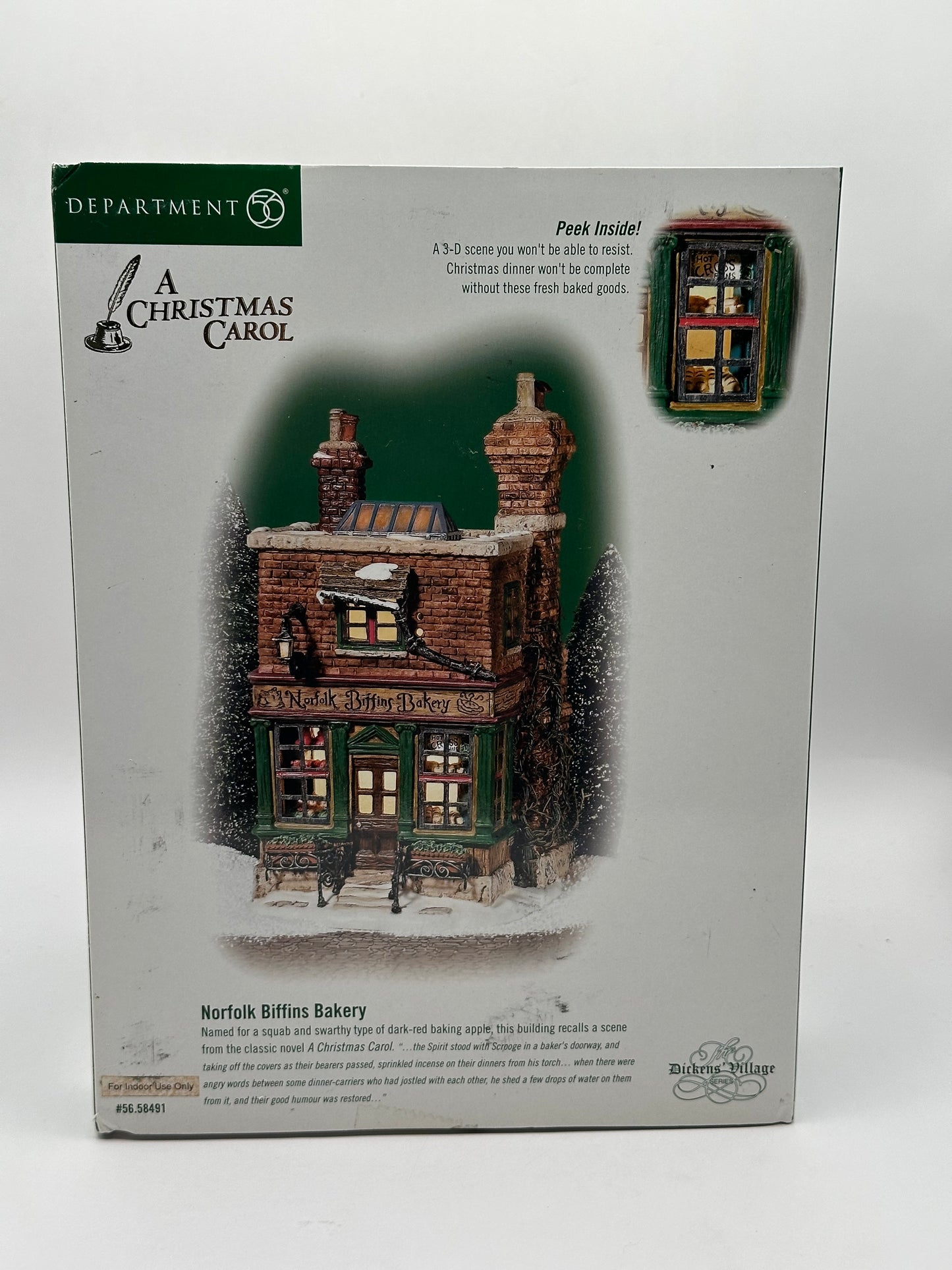 Department 56 - Norfolk Biffins Bakery (A Christmas Carol) - Dickens' Village