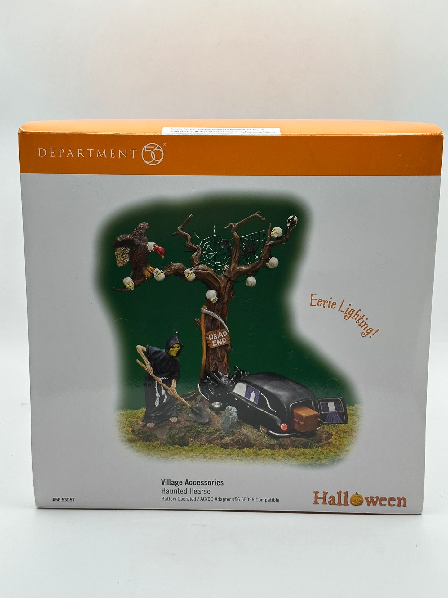 Department 56 - Haunted Hearse - Snow Village Halloween