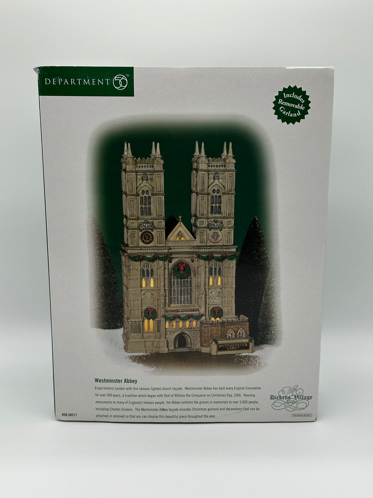 Department 56 - Westminster Abbey Facade - Dickens' Village