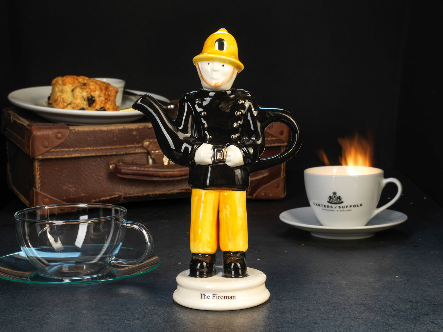 Carters of Suffolk - Fireman - Handmade Teapot