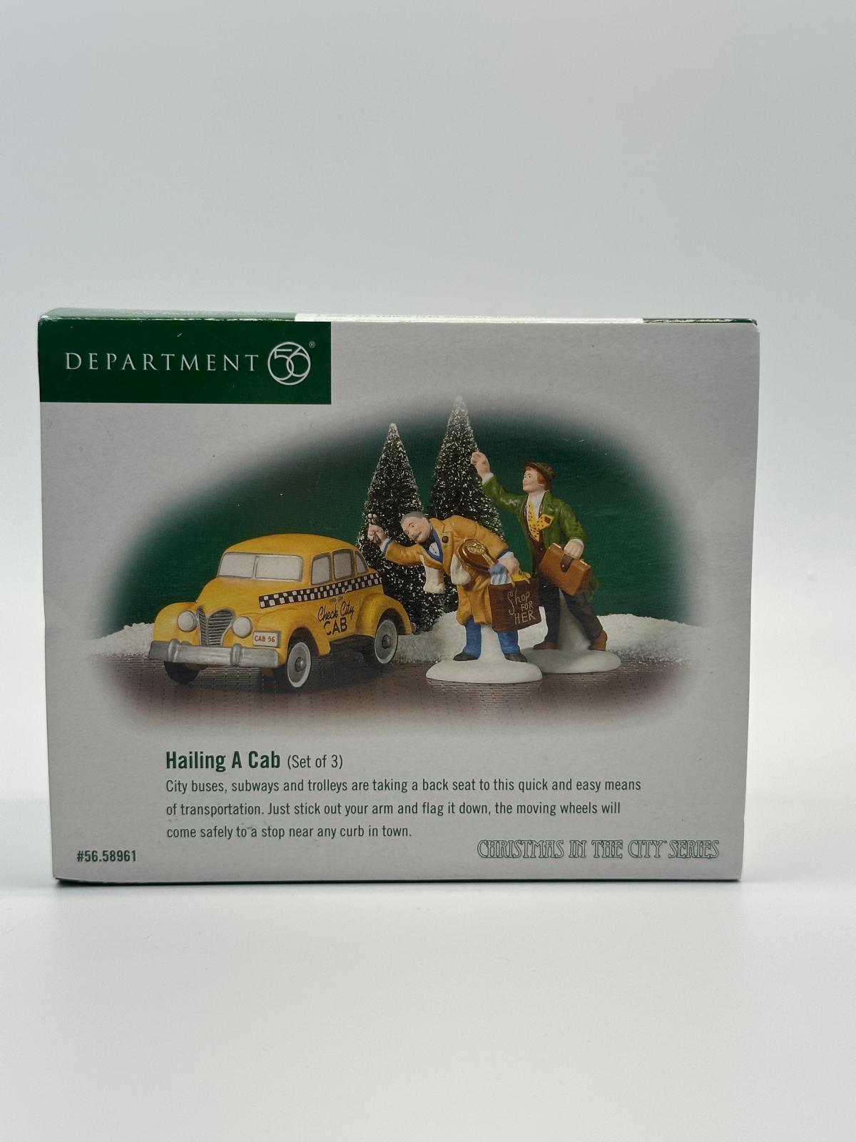 Department 56 - Hailing A Cab - Christmas in the City