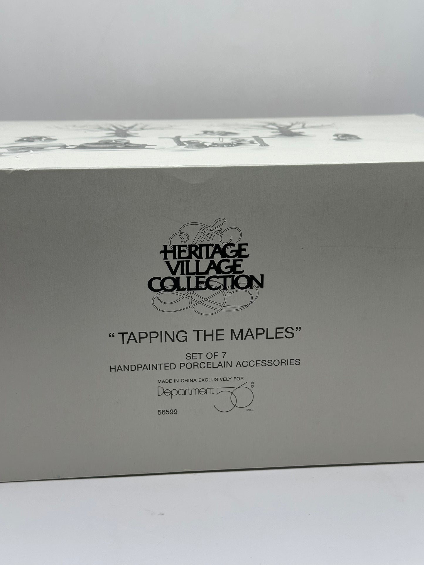 Dept 56 New England Village Tapping The Maples