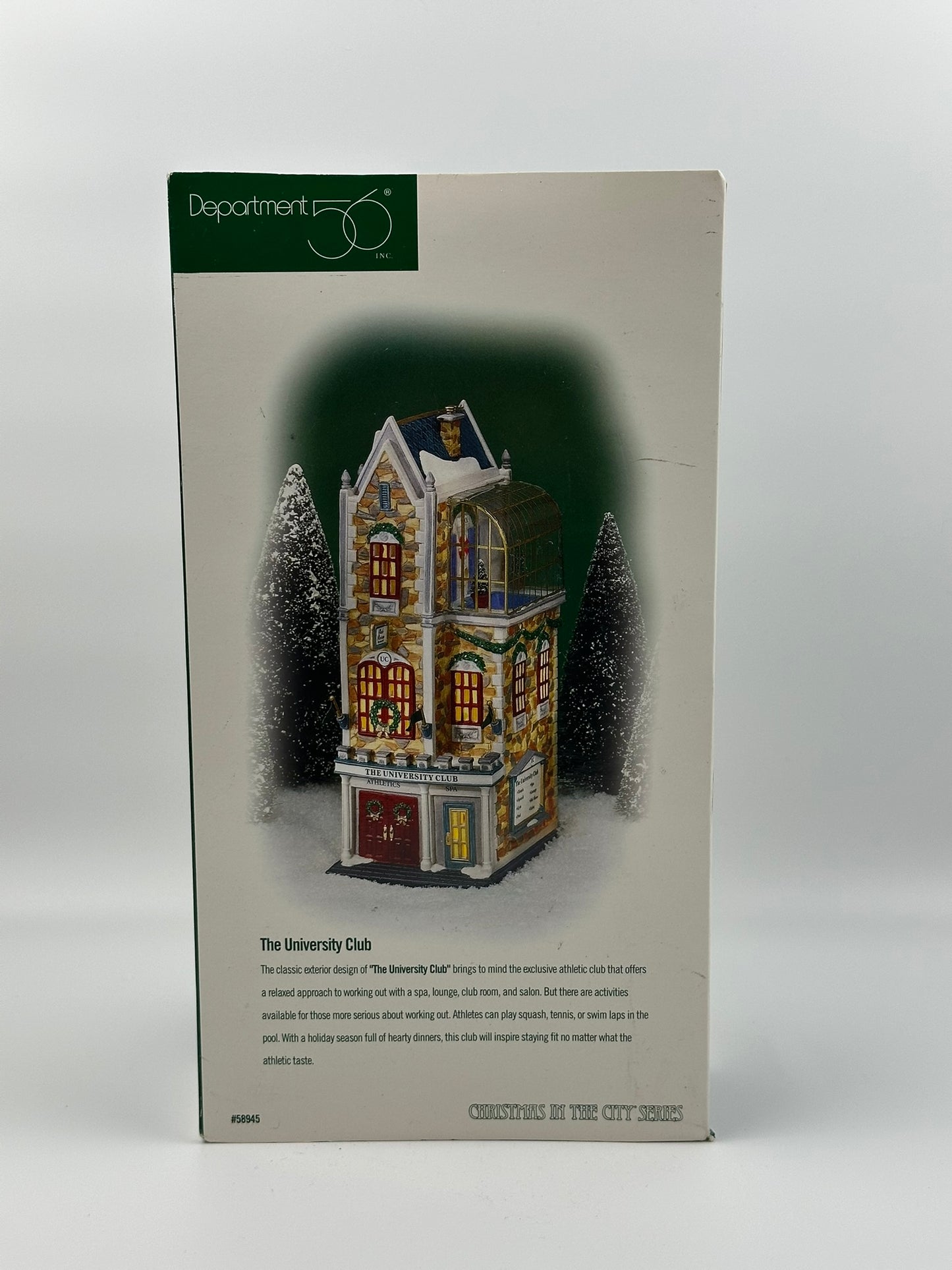Department 56 - The University Club - Christmas in the City