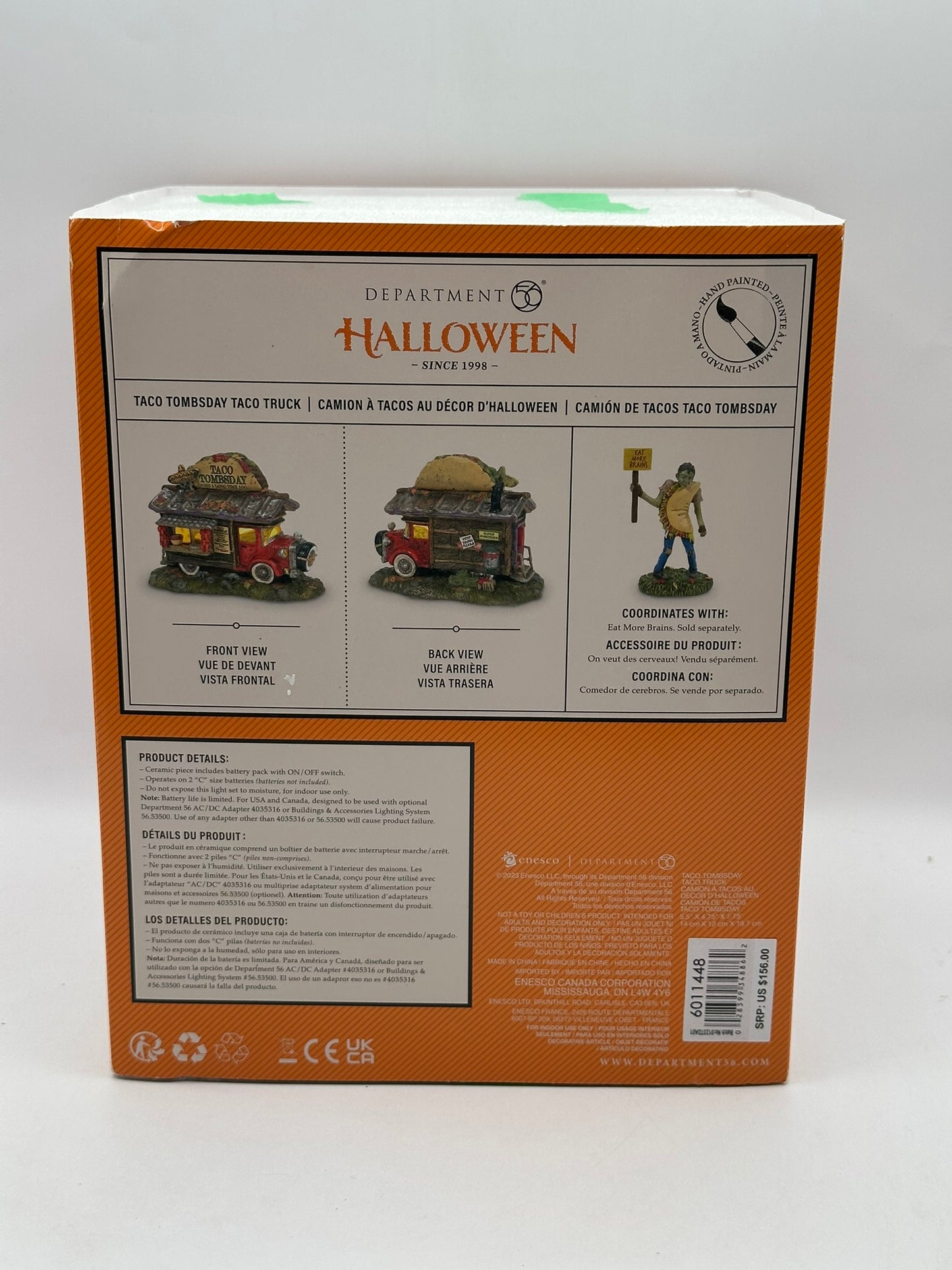 Department 56 - Taco Tombsday Taco Truck - Snow Village Halloween