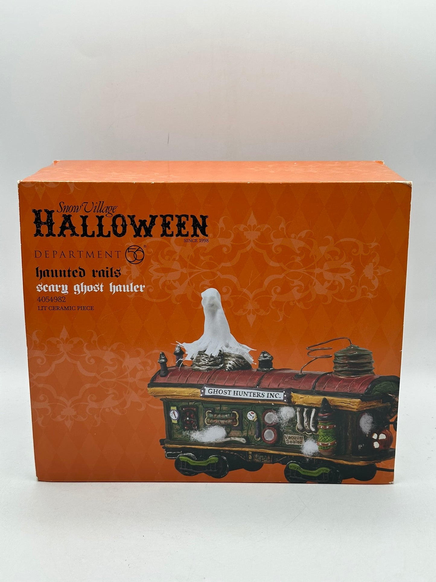 Department 56 - Haunted Rails Scary Ghost Hauler - Snow Village Halloween