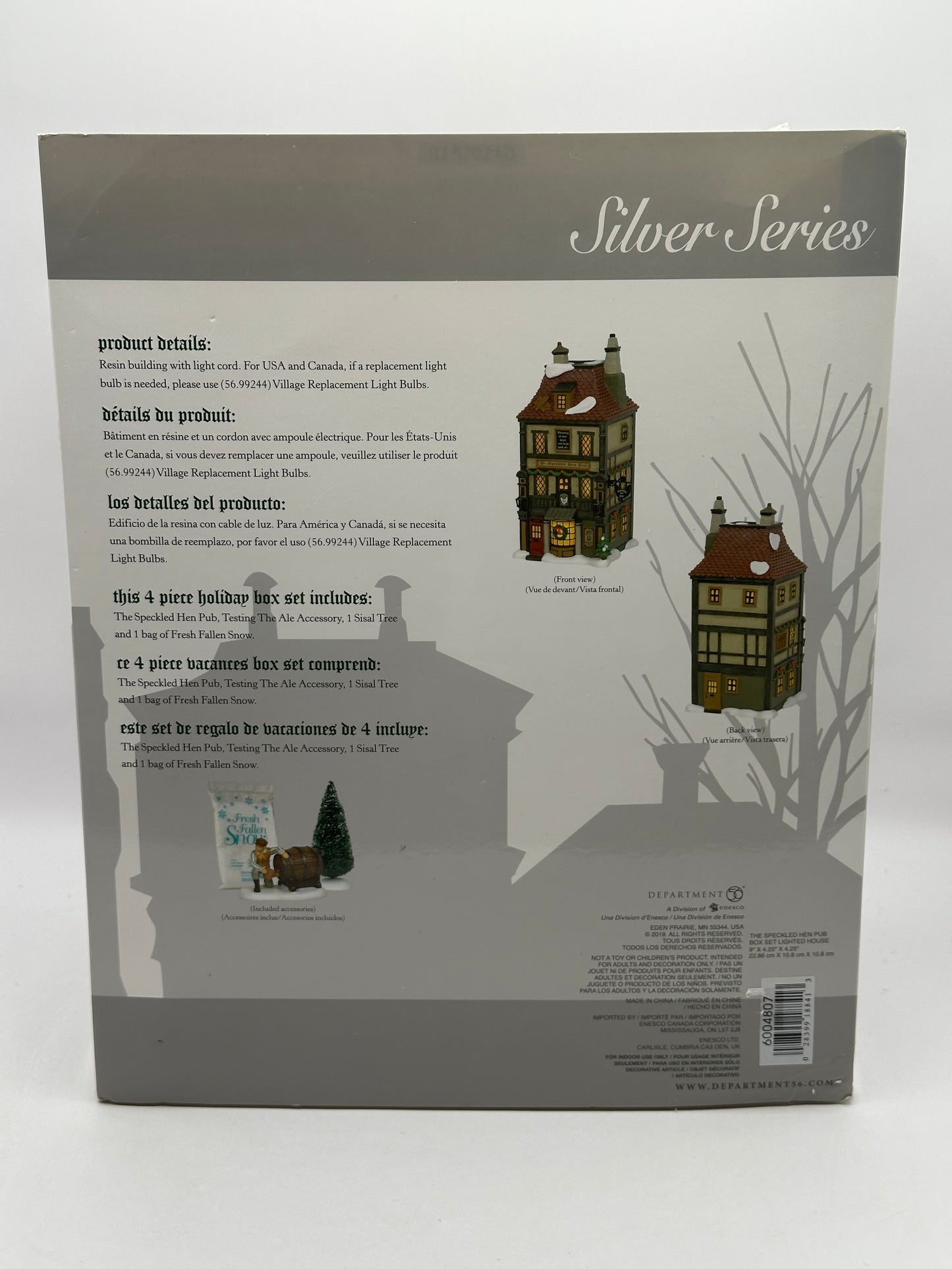 Department 56 - The Speckled Hen Pub Box Set - Dickens' Village