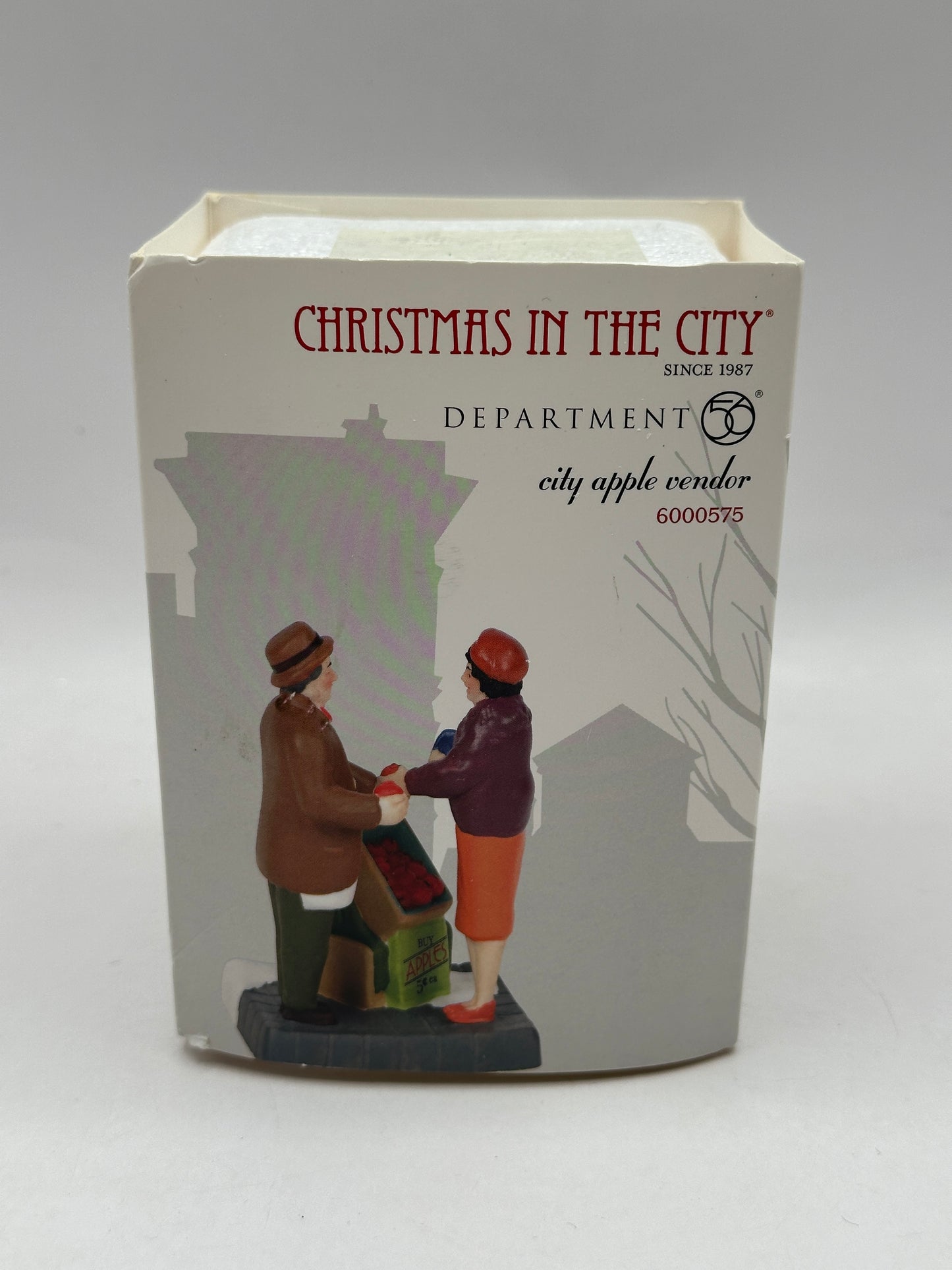 Department 56 - City Apple Vendor - Christmas in the City