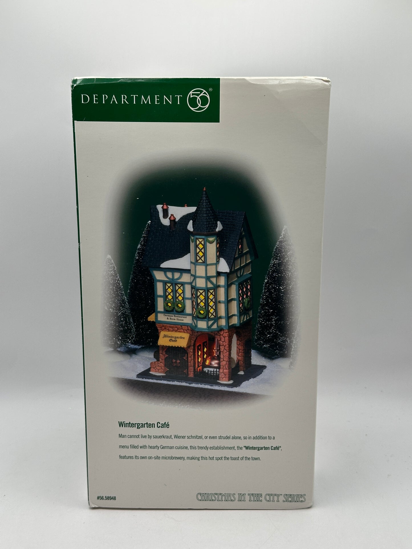 Department 56 - Wintergarten Cafe - Christmas in the City