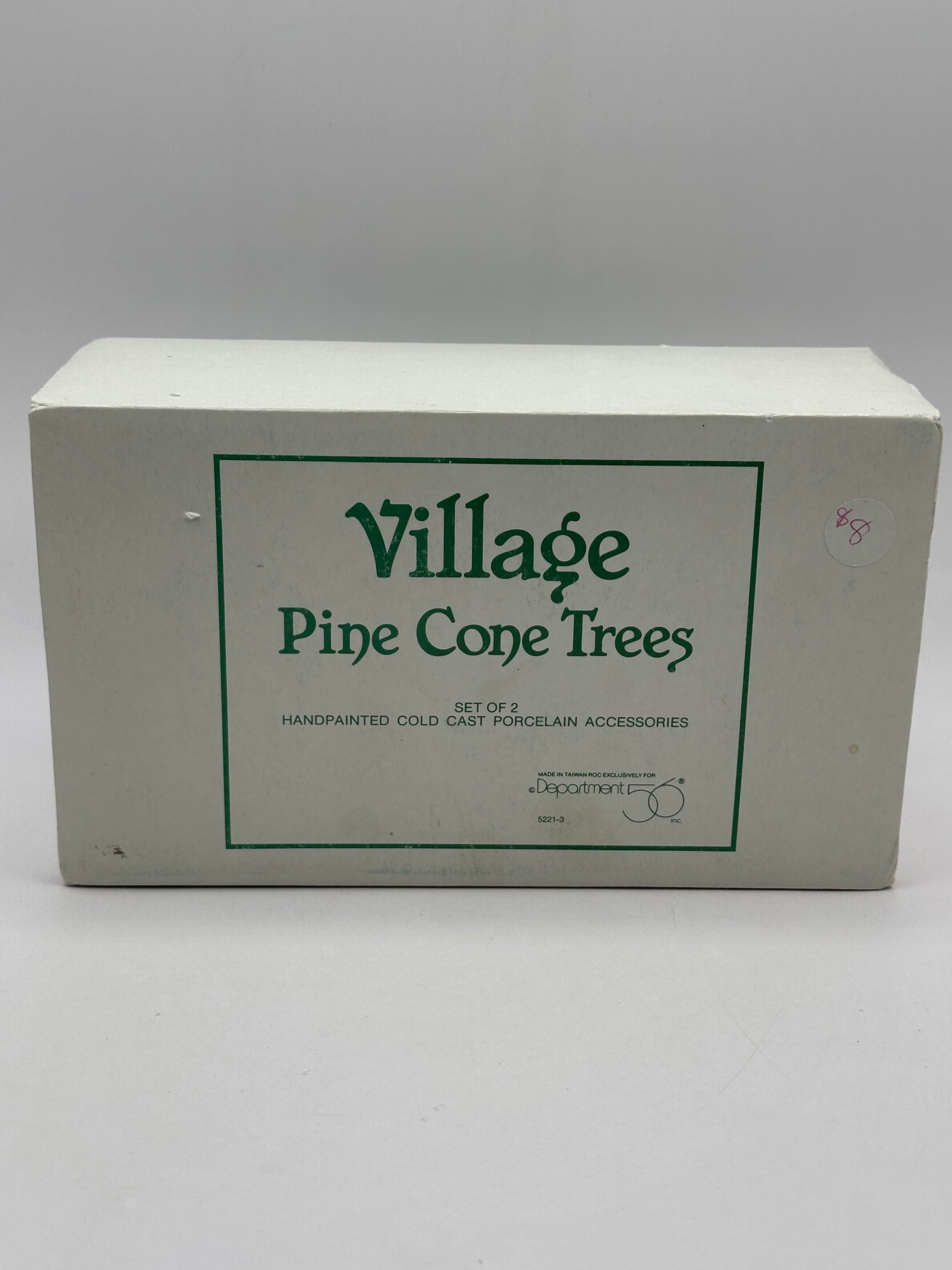 Department 56 - Pine Cone Trees (set of 2) - Village Accessories