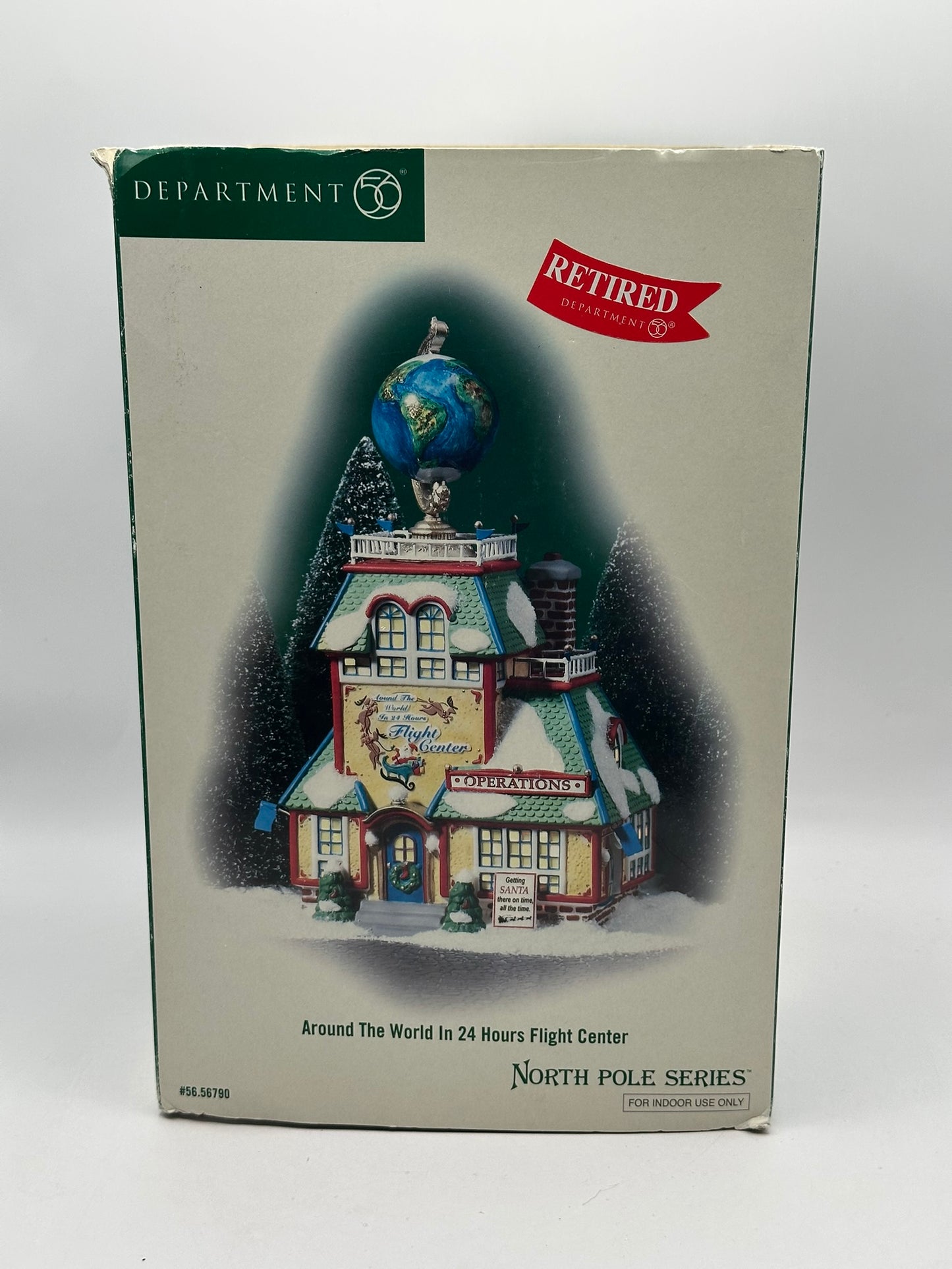 Department 56 - Around The World In 24 Hours Flight Center - North Pole Series
