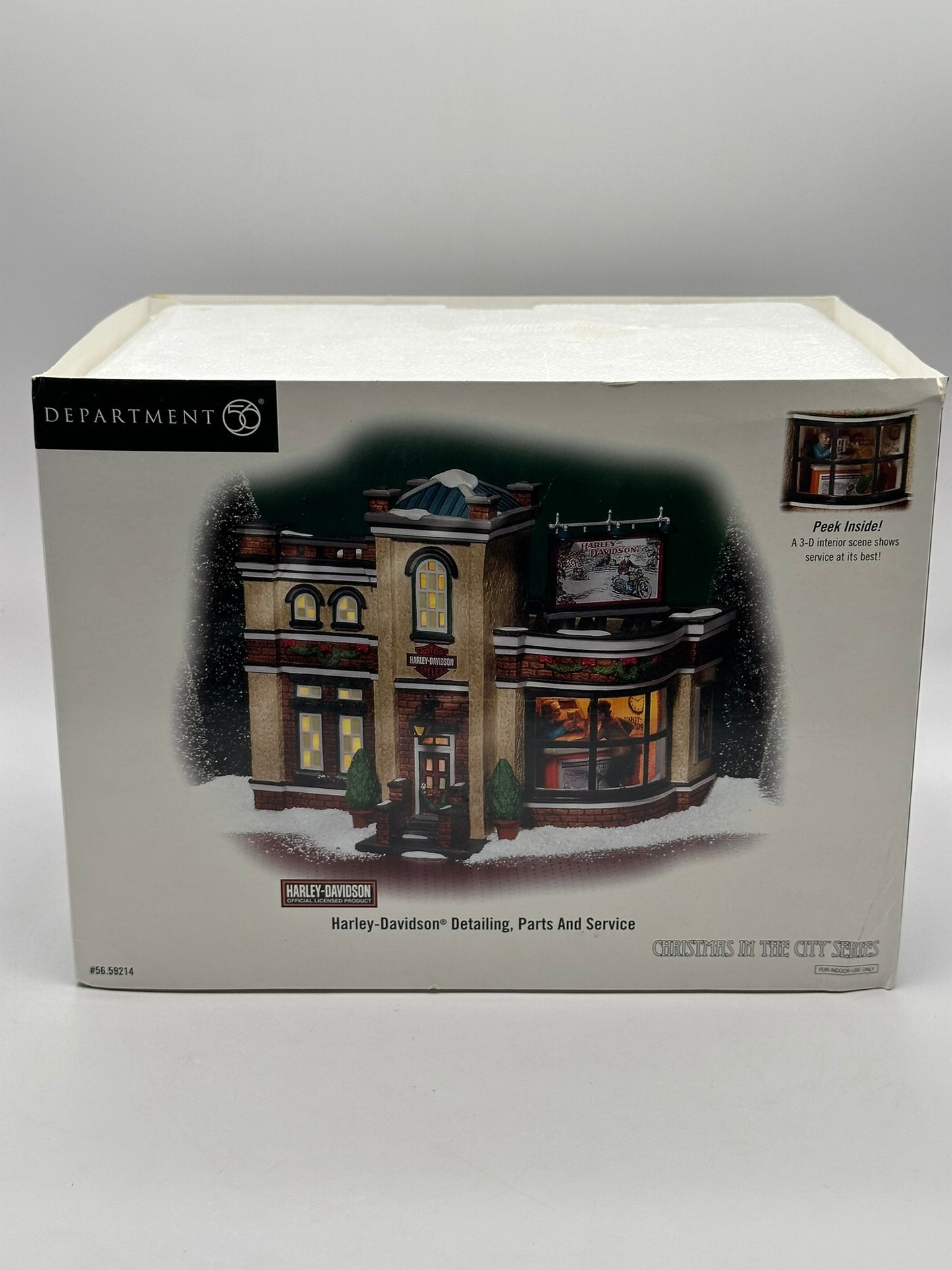 Department 56 - Detailing, Parts And Services (Harley-Davidson) - Christmas in the City