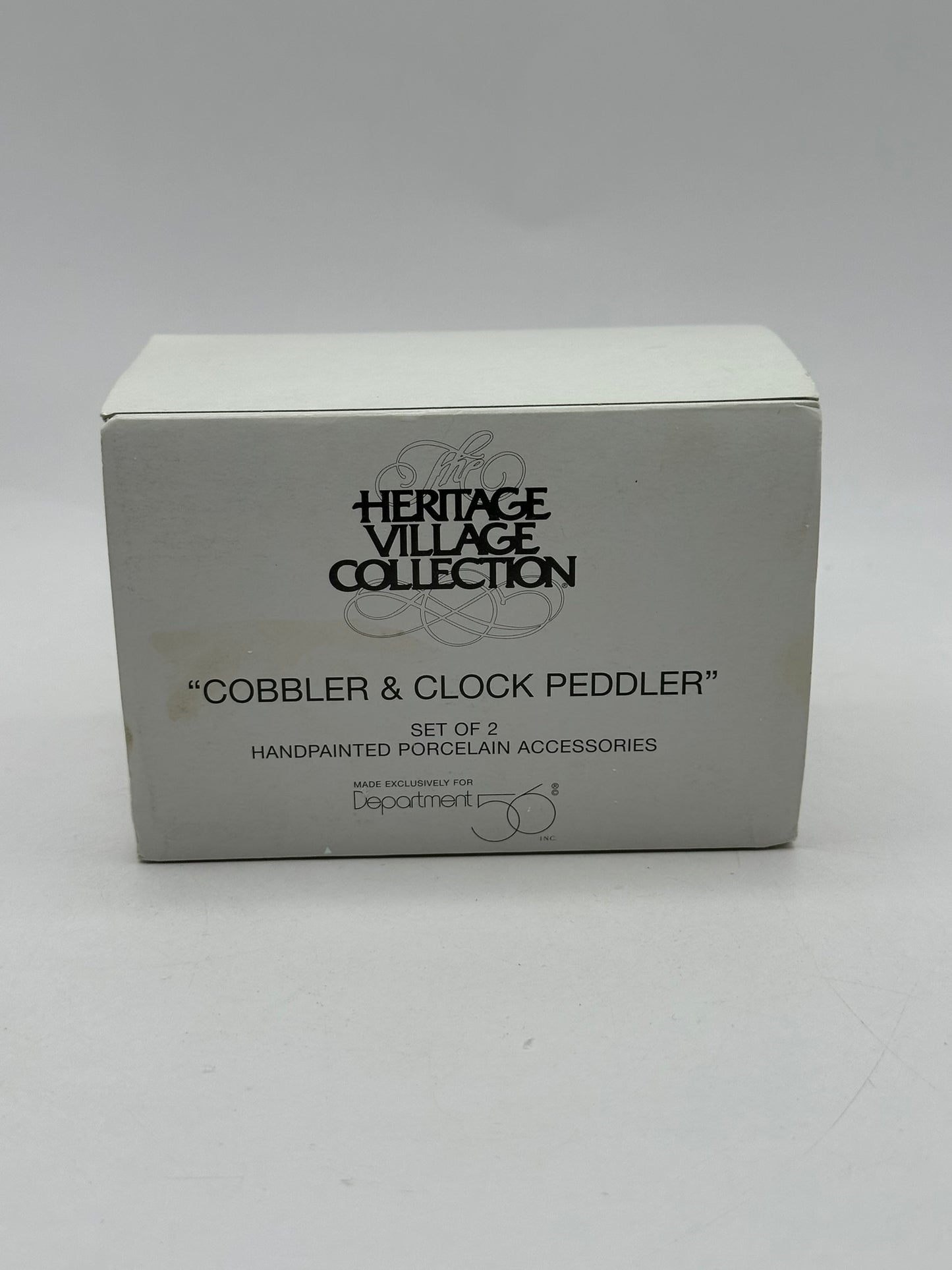 Department 56 - Cobbler & Clock Peddler - Dickens' Village