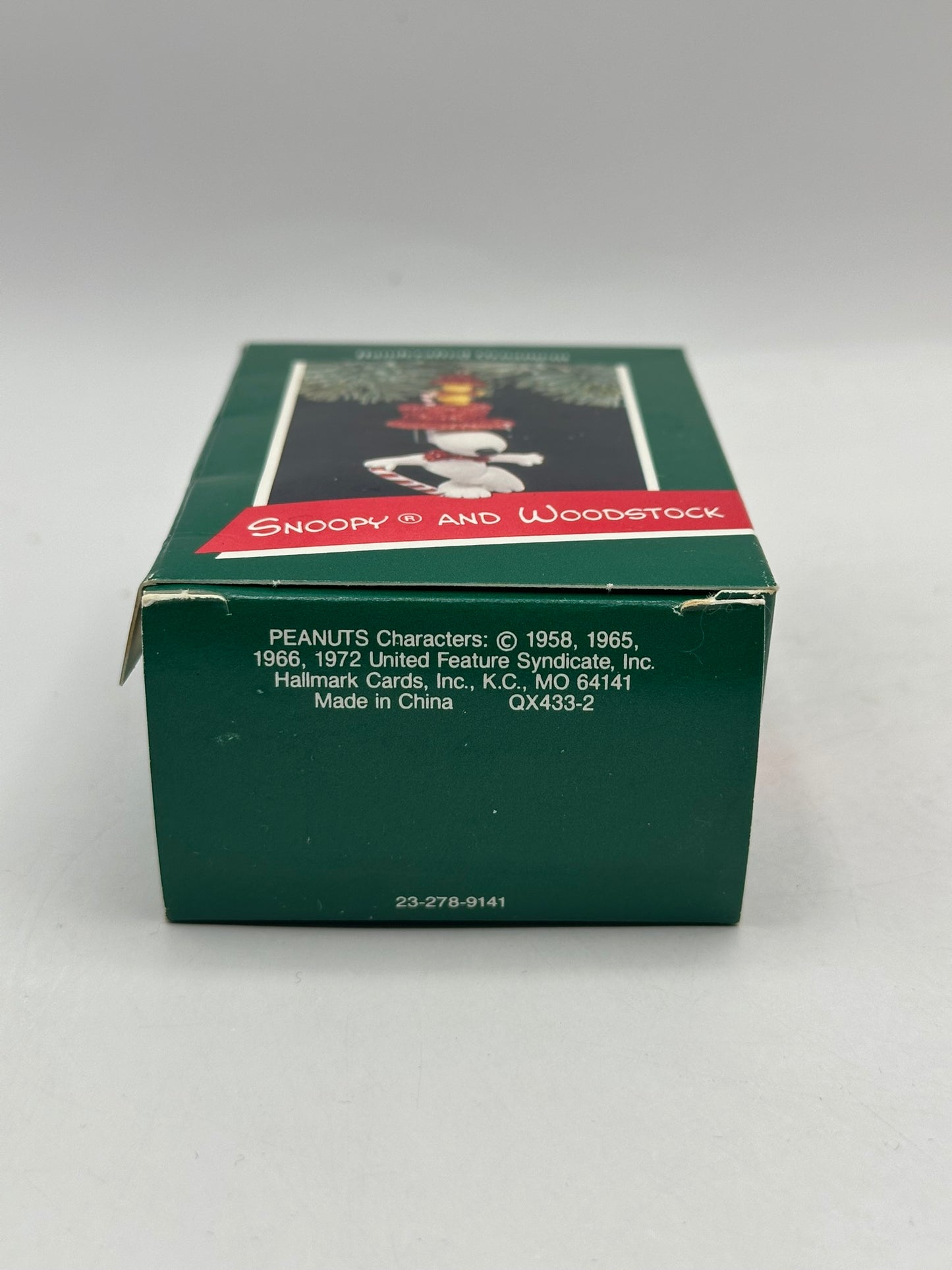 1989 Snoopy And Woodstock, A Charlie Brown Christmas, PEANUTS Hallmark Keepsake Ornament